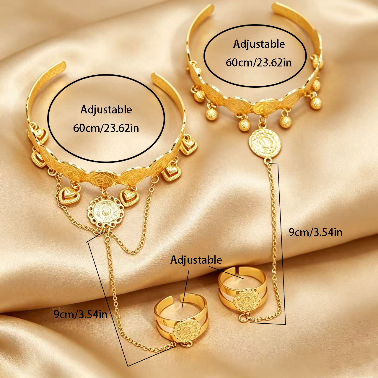 24k Color Copper Gold-plated Bracelet-1