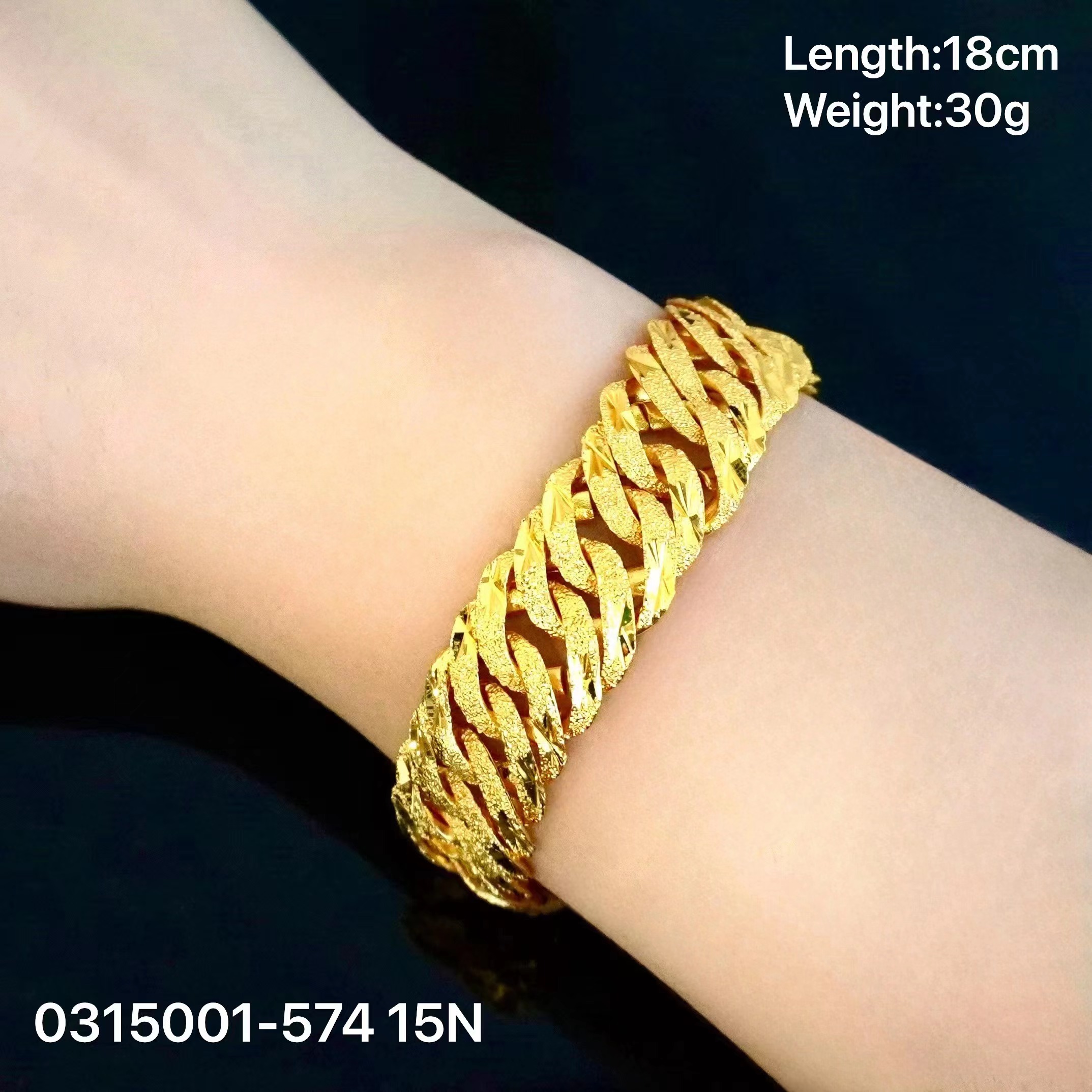 24k Gold-plated copper Bracelet