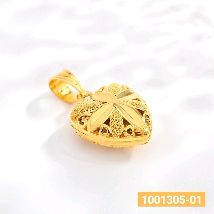 24k Color Copper Gold-plated Single Pendant-01