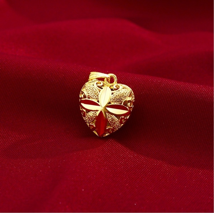 24k Color Copper Gold-plated Single Pendant-01