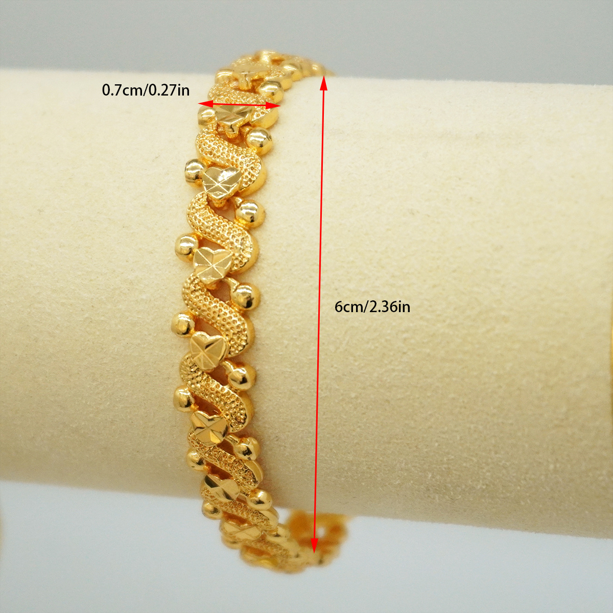 [Copy]24k Gold-plated copper Bracelet