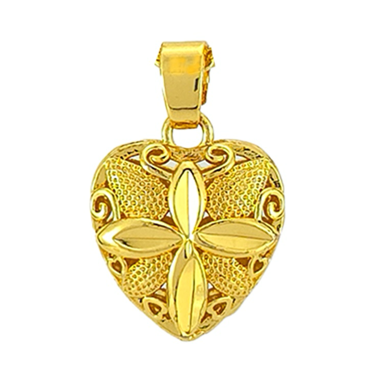 24k Color Copper Gold-plated Single Pendant-01