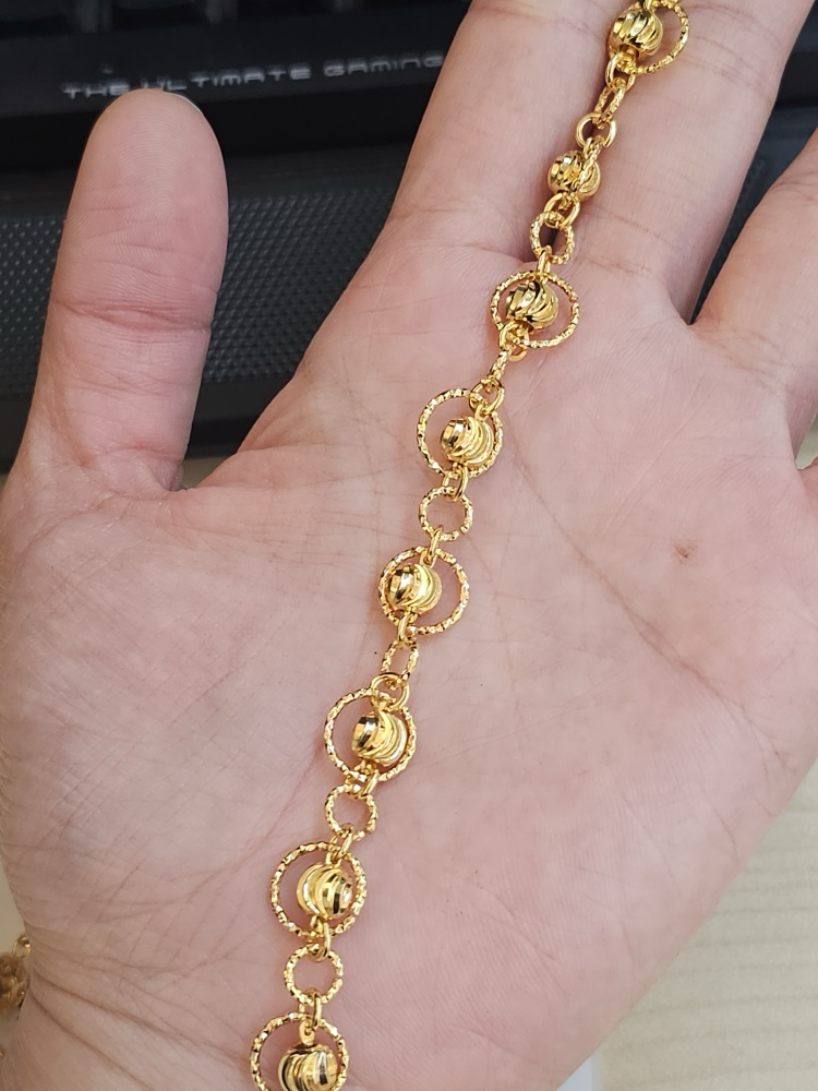 24k Gold-plated Copper Bracelet