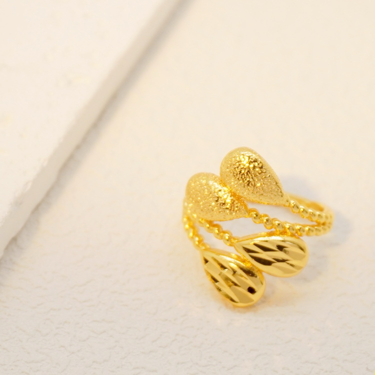 24k Color Copper Gold-plated Ring