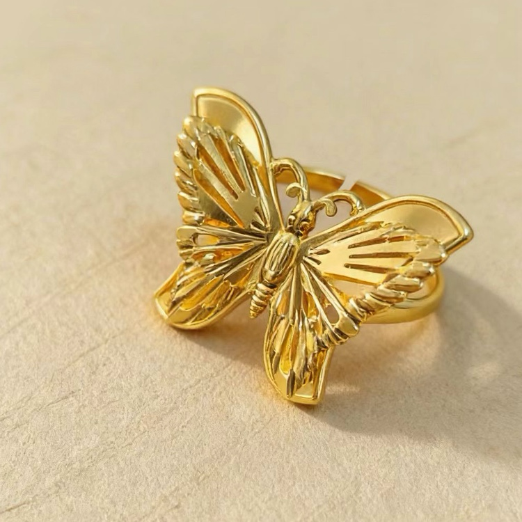 24k Color Iron Gold-plated Ring