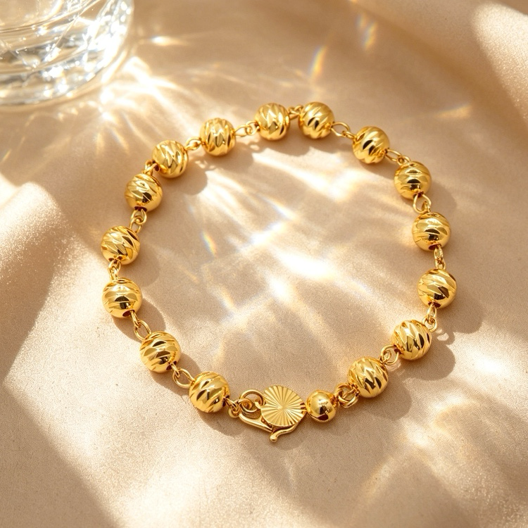 24k Gold-plated Copper Bracelet