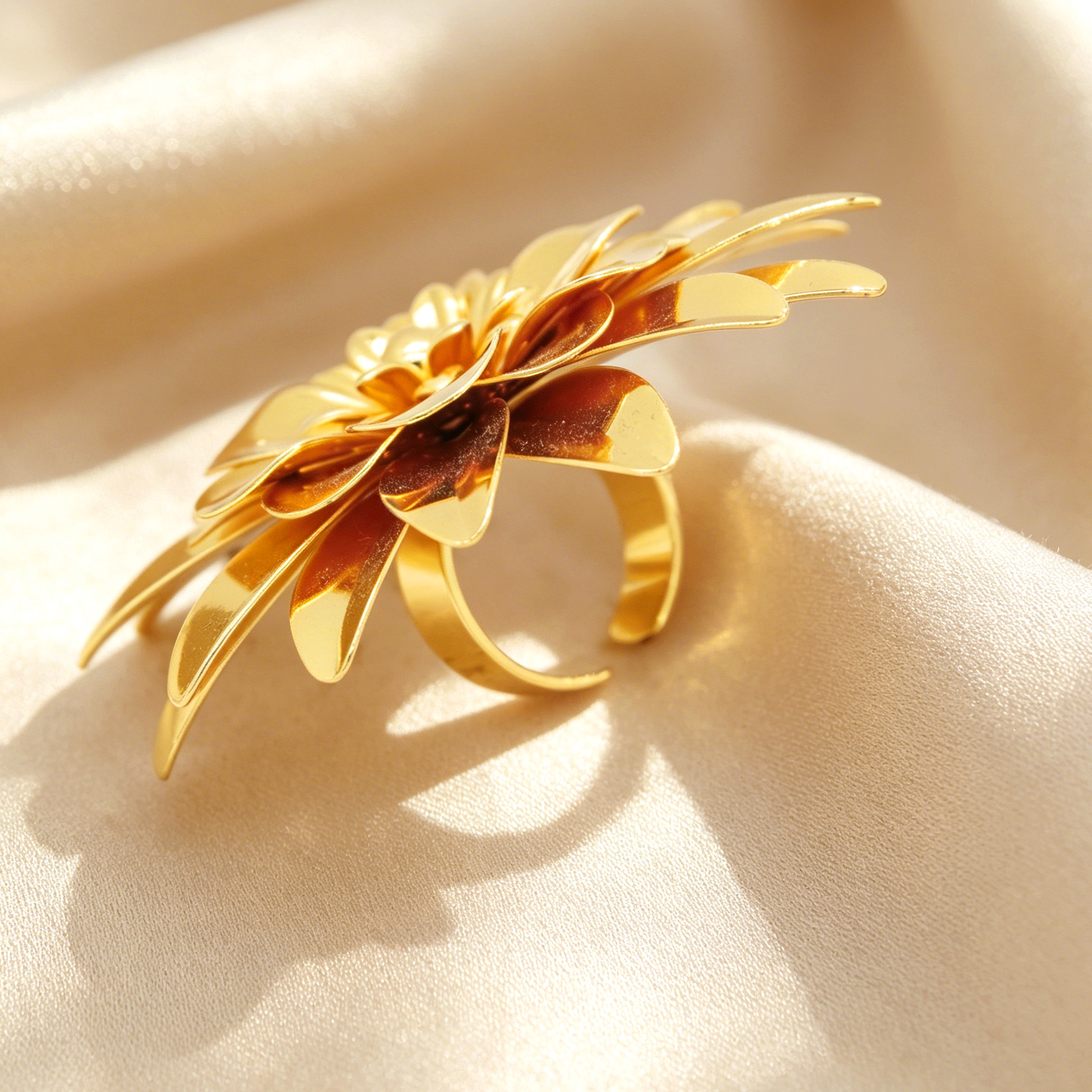 24k Color Iron Gold-plated Ring