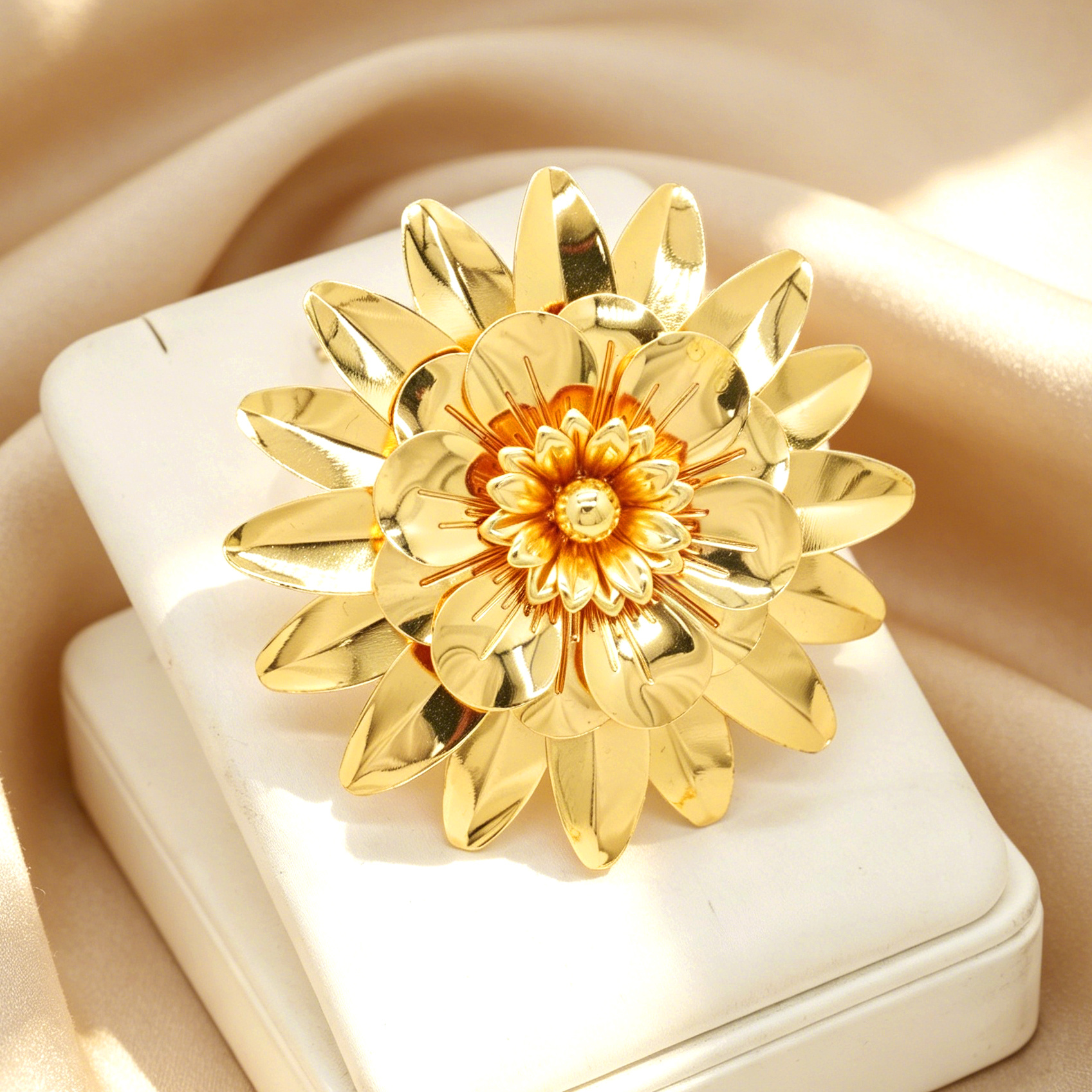 24k Color Iron Gold-plated Ring