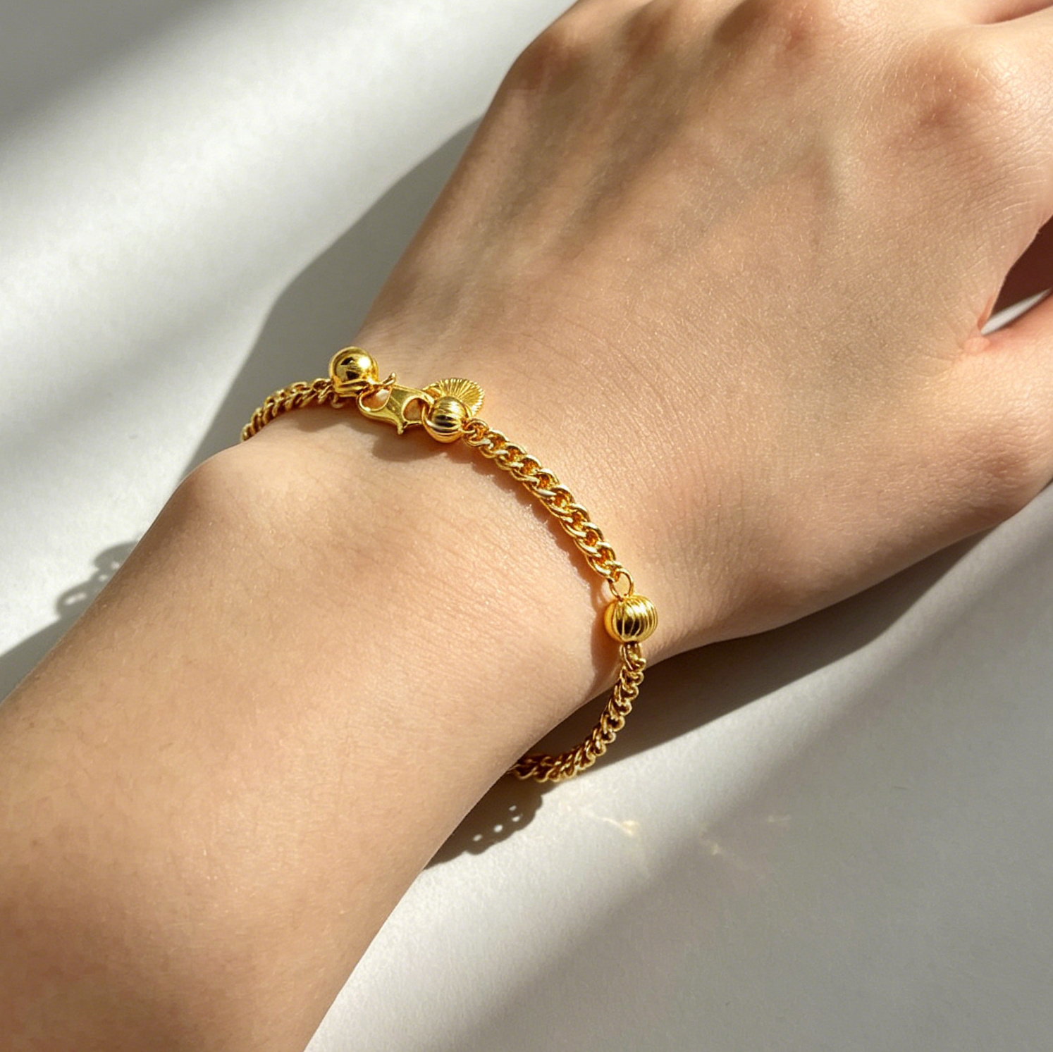24k Gold-plated Copper Bracelet