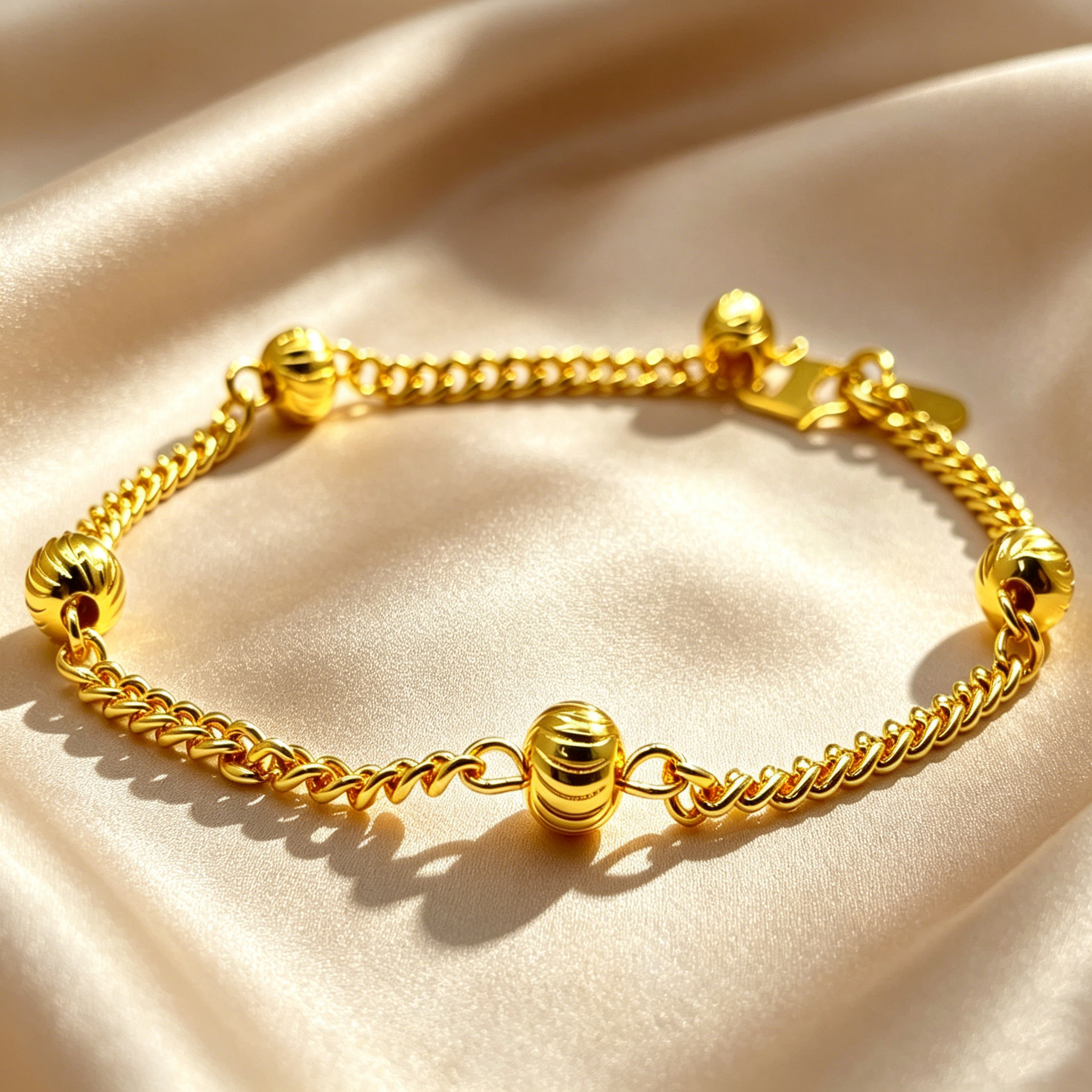 24k Gold-plated Copper Bracelet