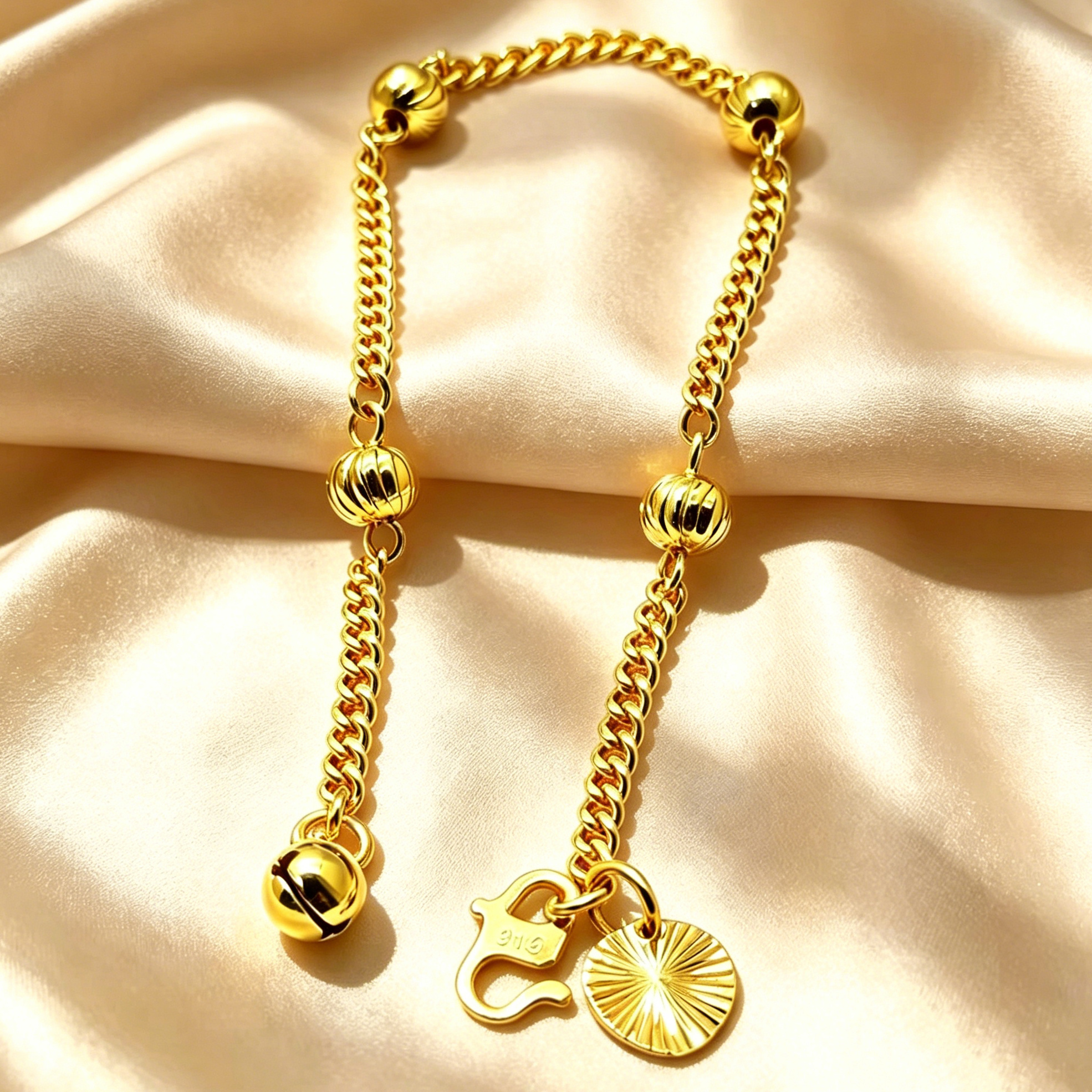 24k Gold-plated Copper Bracelet