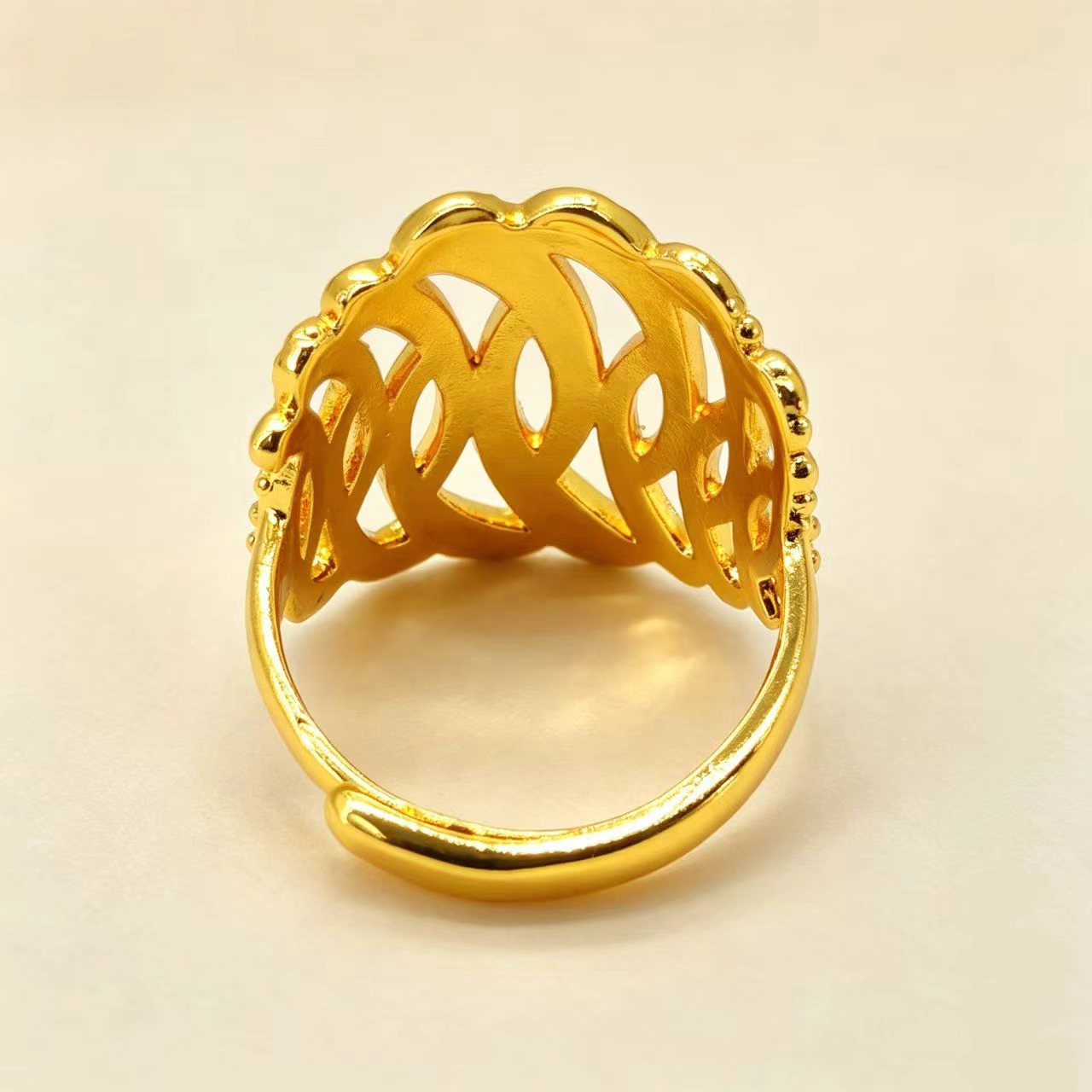 24k Color Copper Gold-plated Ring