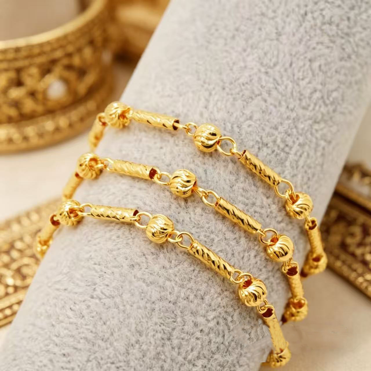 24k Gold-plated Copper Bracelet