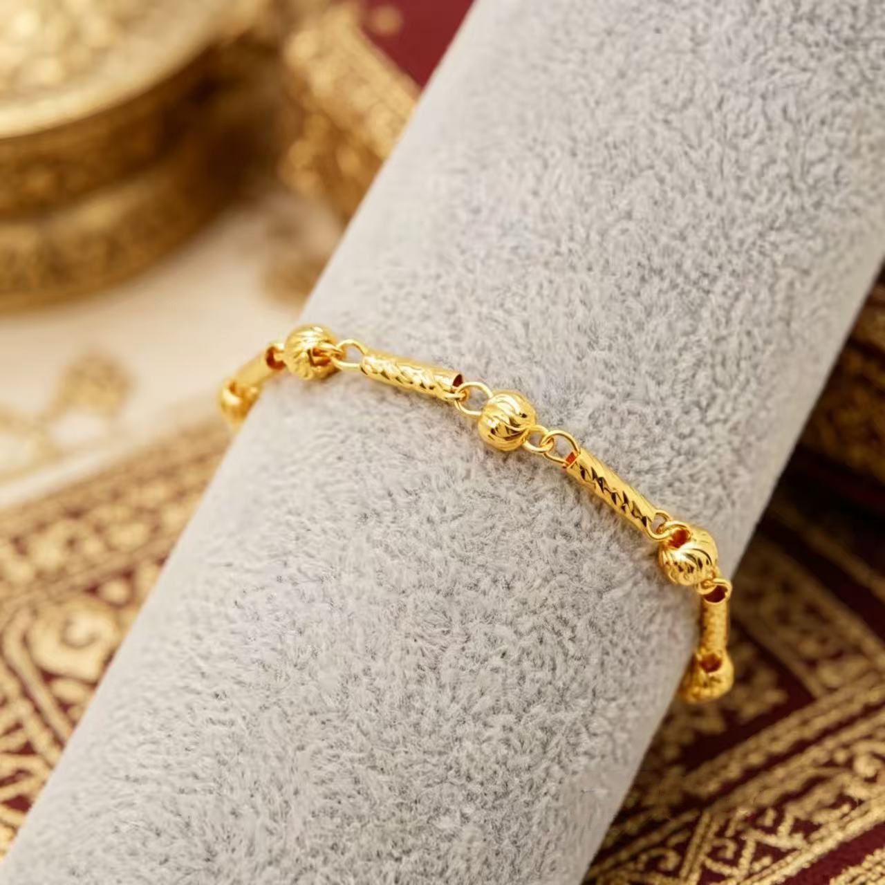 24k Gold-plated Copper Bracelet