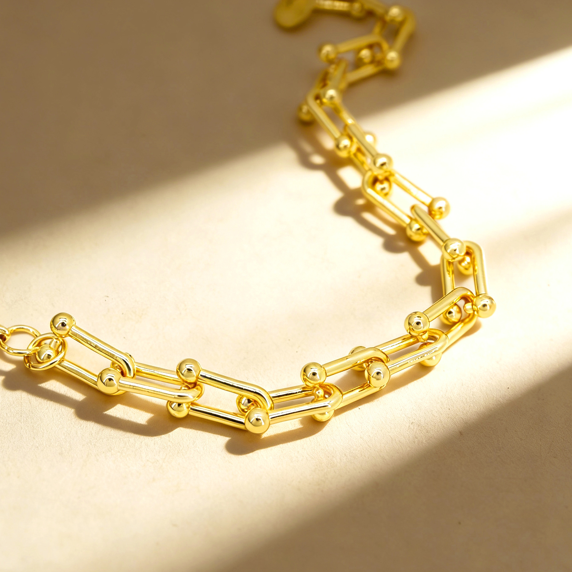 24k Color Gold-plated Copper Handmade Bracelet