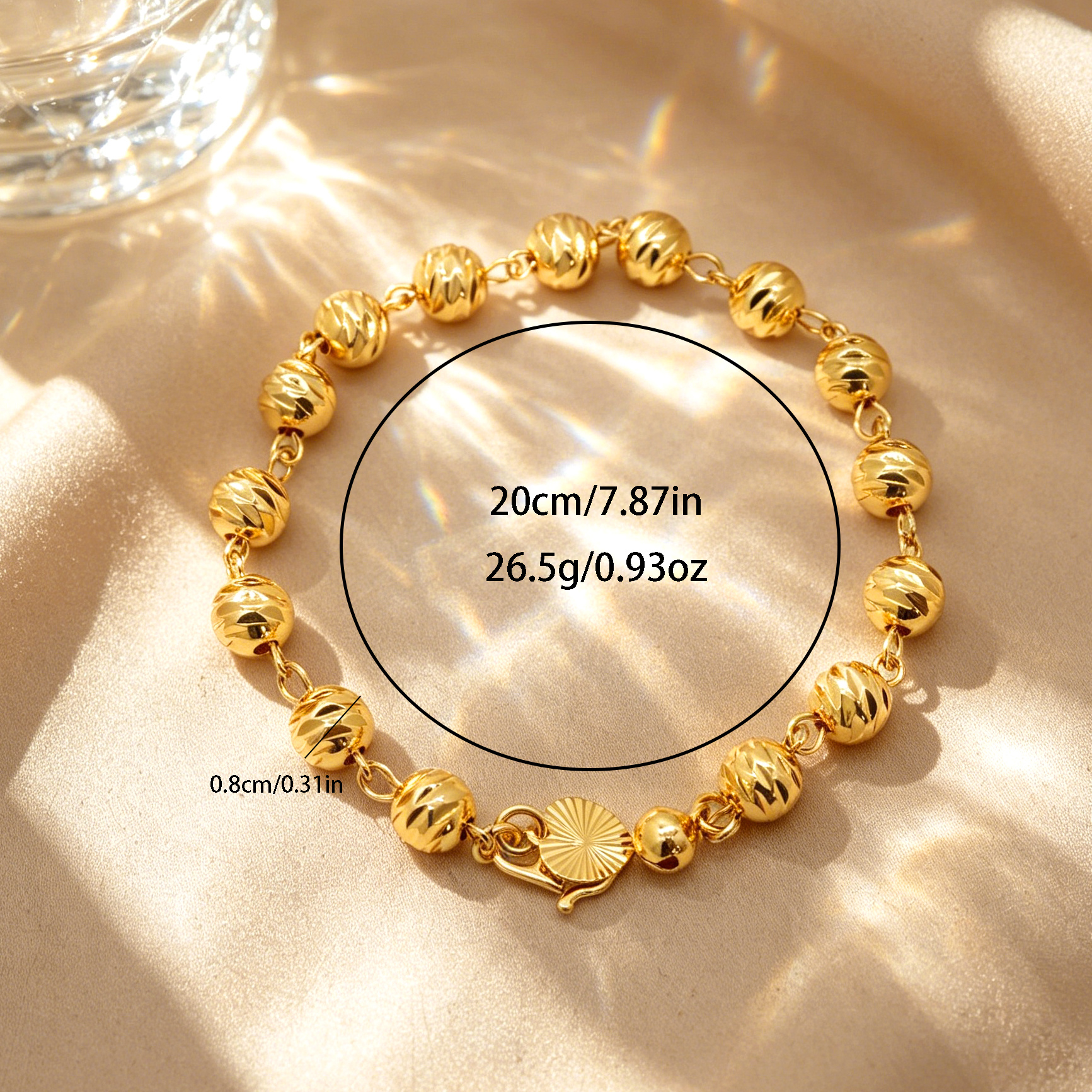 24k Gold-plated Copper Bracelet