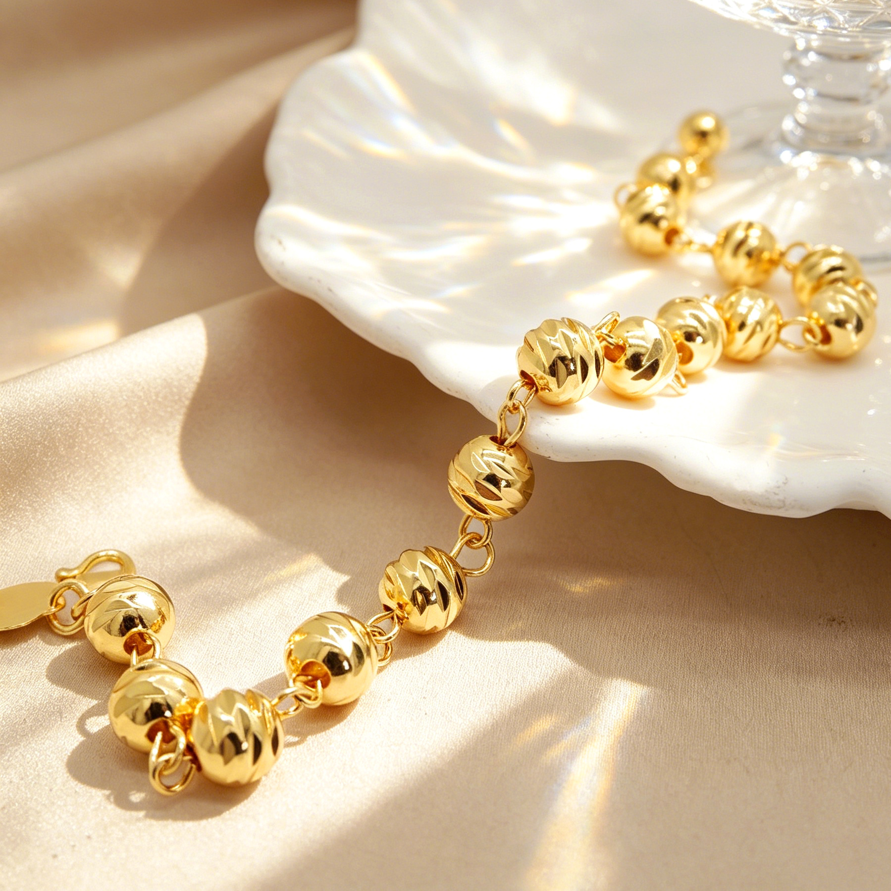 24k Gold-plated Copper Bracelet