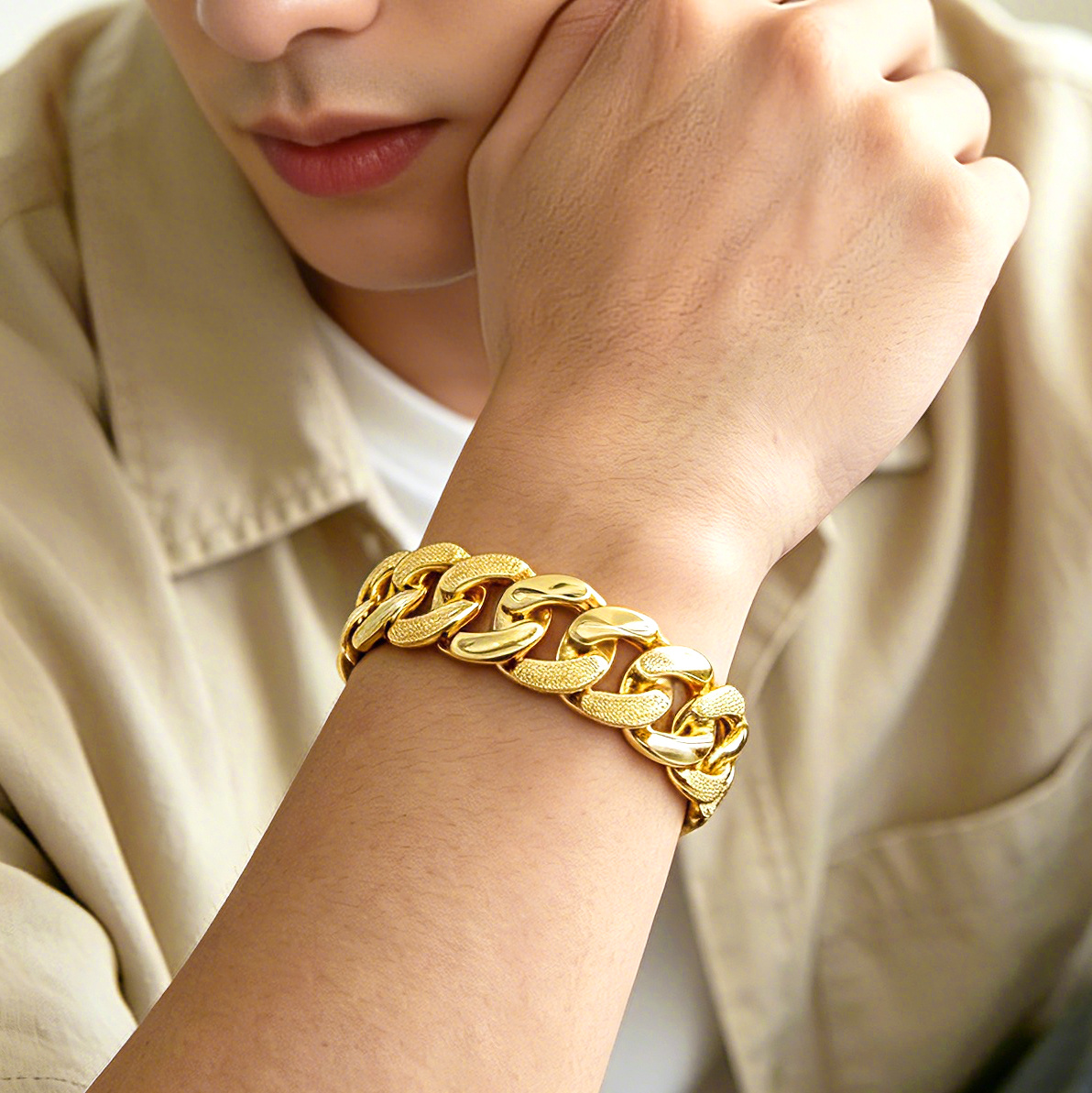 24k Gold-plated copper Bracelet