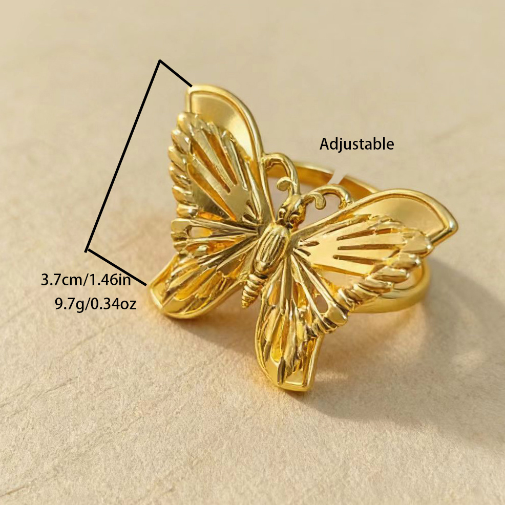 24k Color Iron Gold-plated Ring
