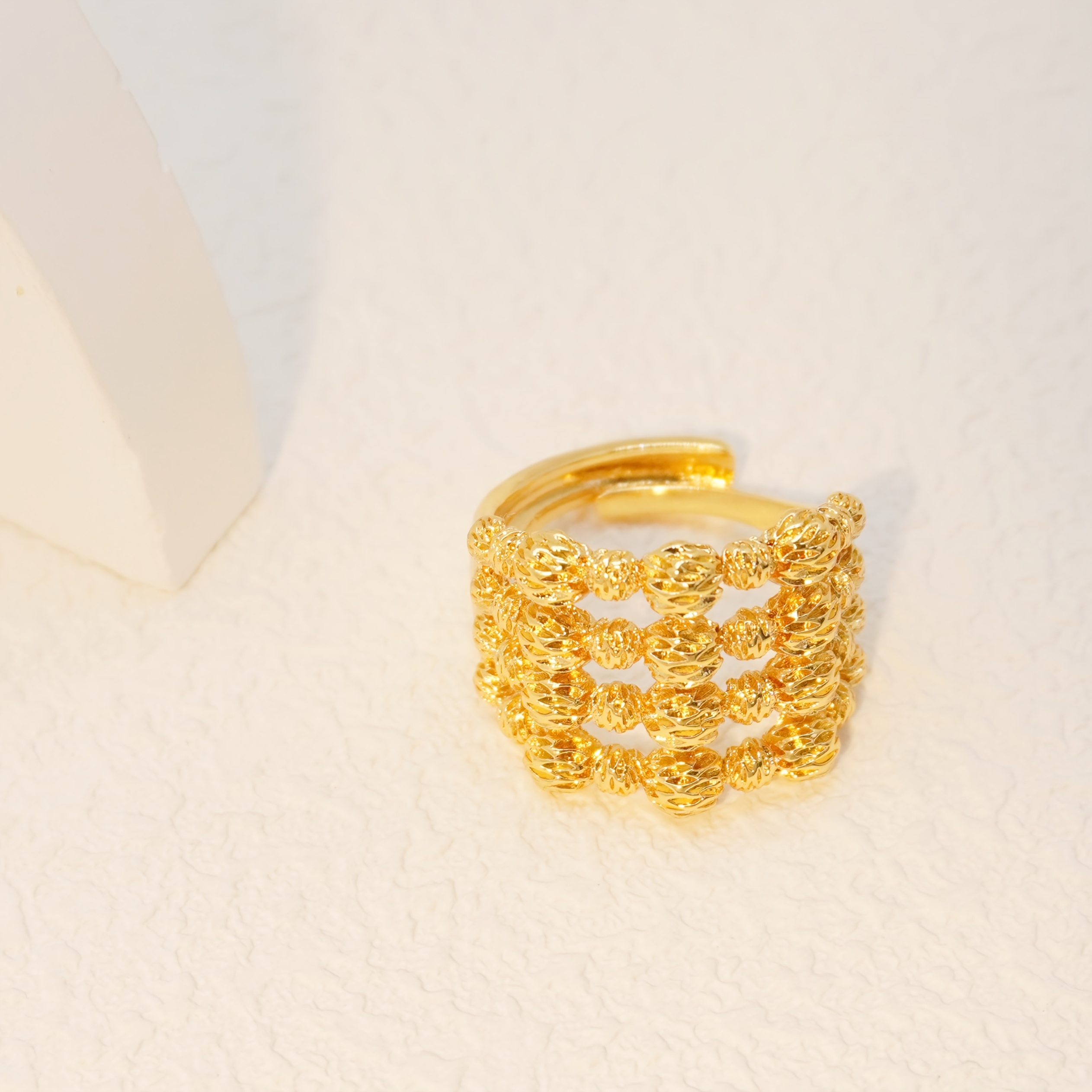 24k Color Copper Gold-plated Ring