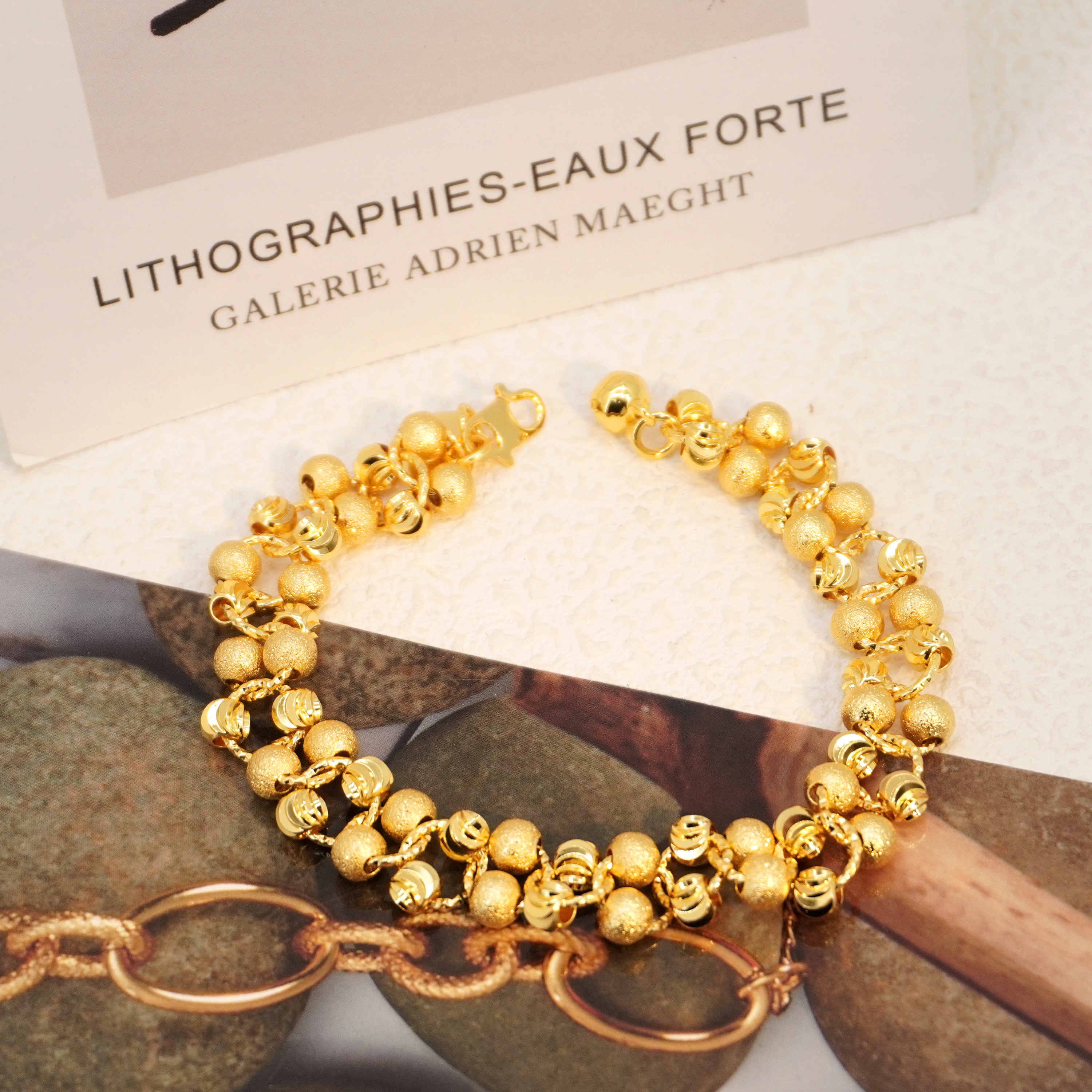 24k Gold-plated Copper Bracelet