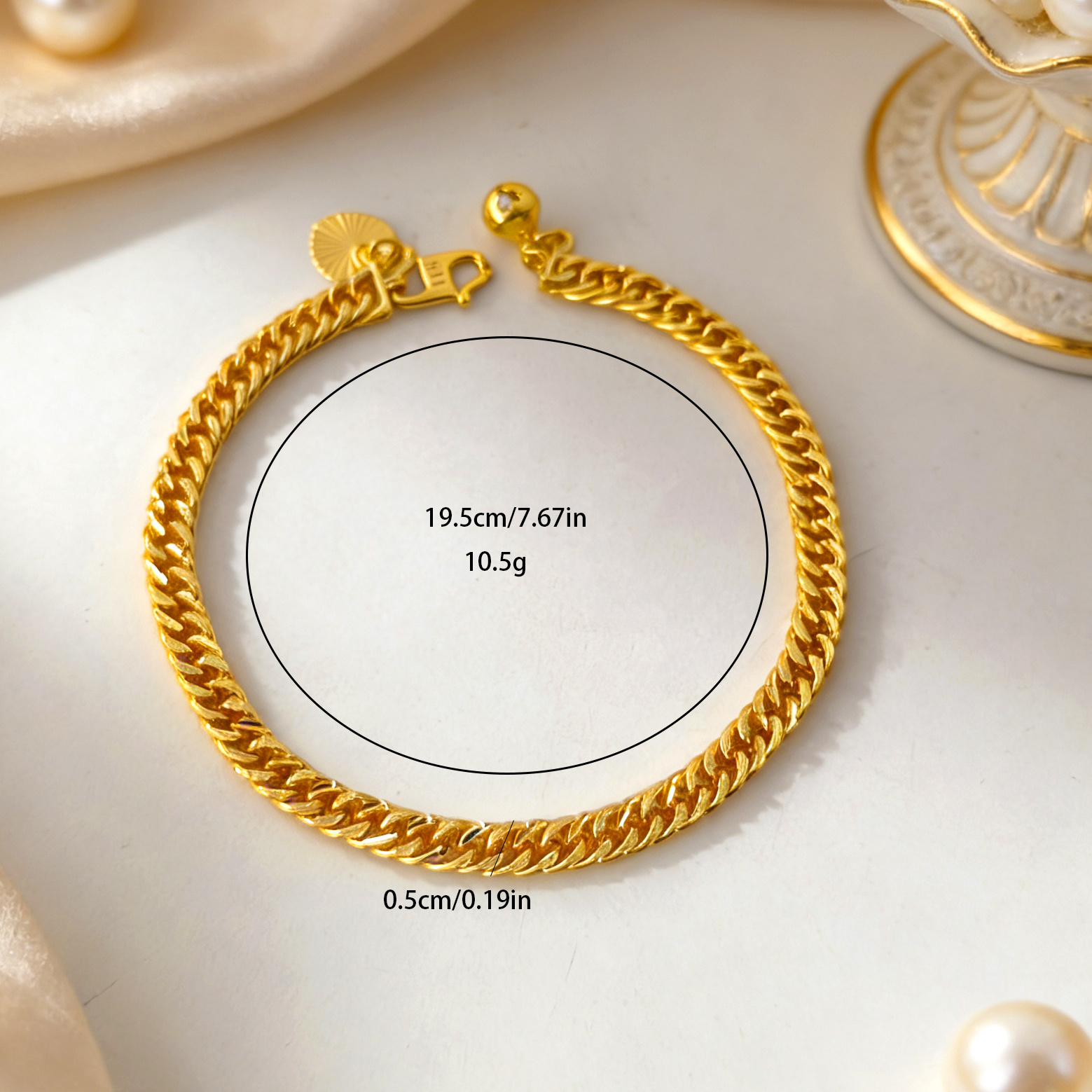 24k Gold-plated copper Bracelet