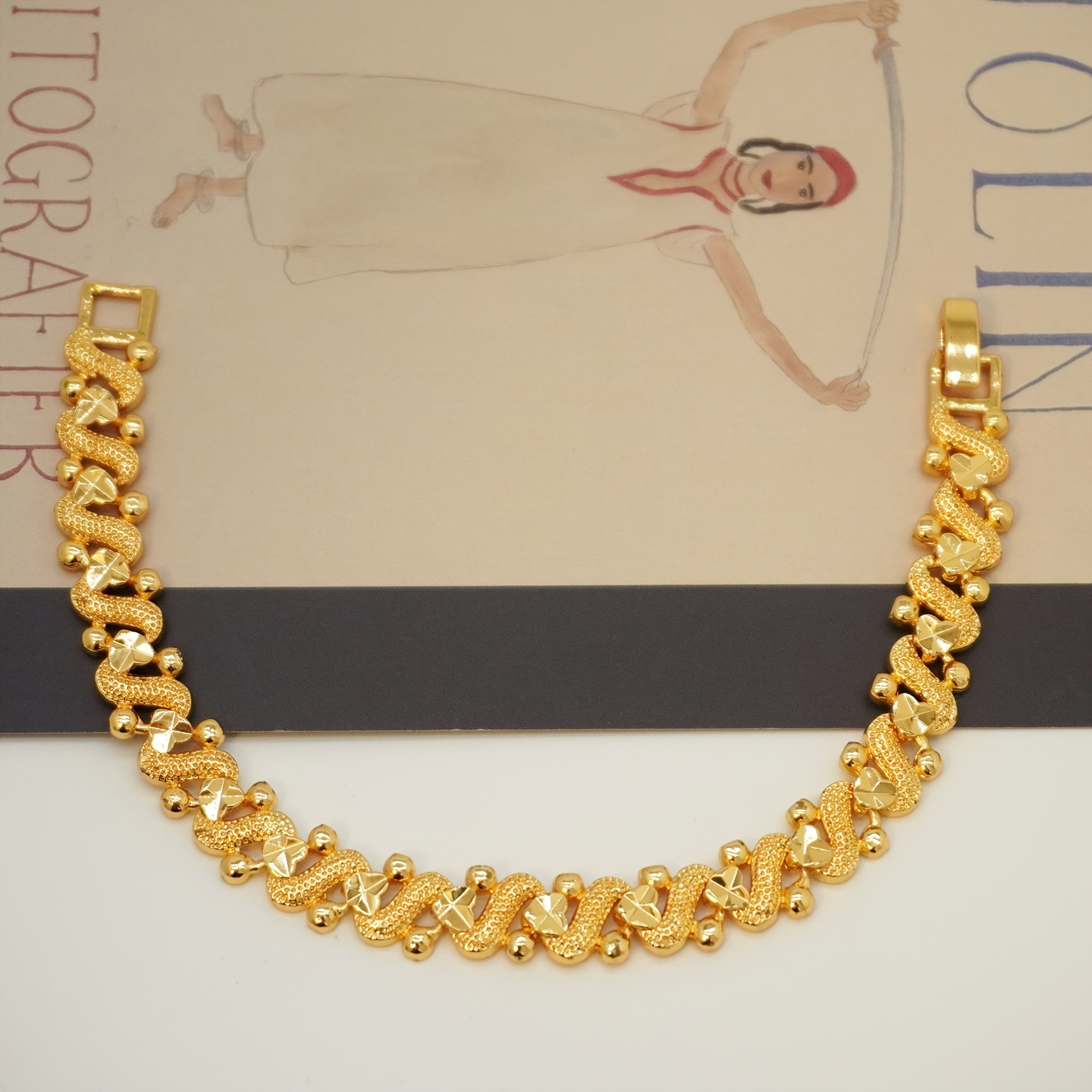 [Copy]24k Gold-plated copper Bracelet