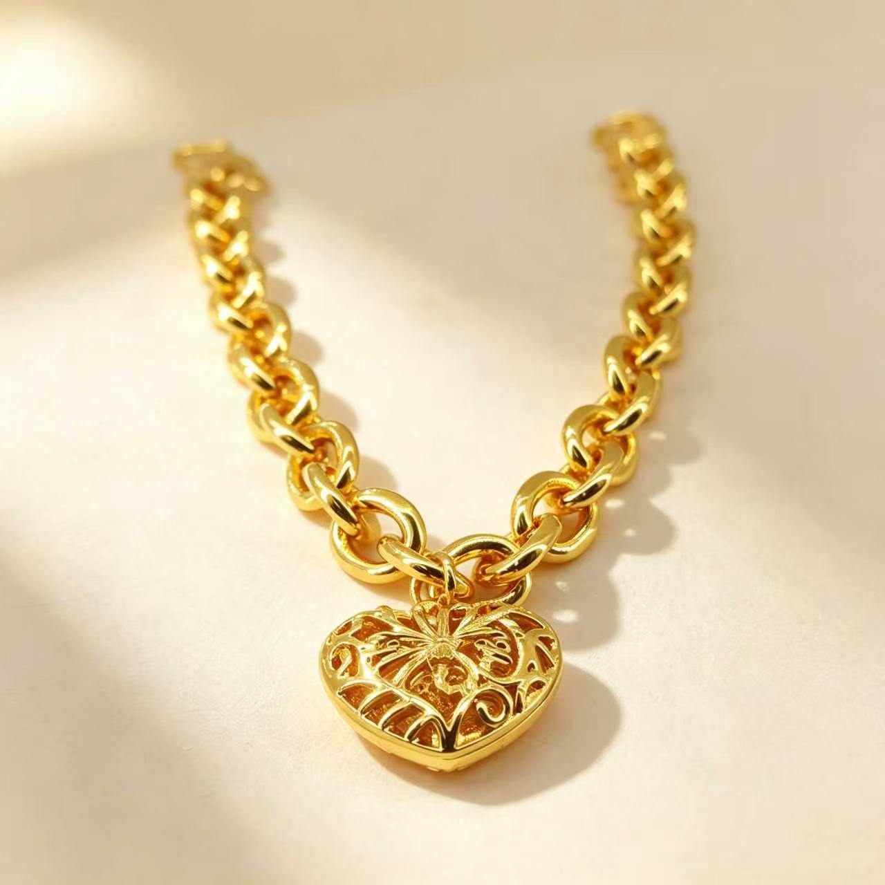 24k Color Gold-plated Copper Handmade Bracelet