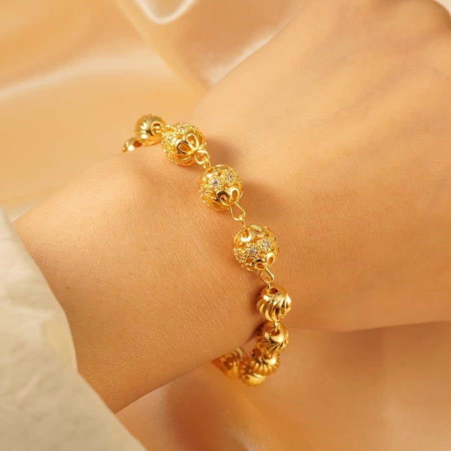 24k Gold-plated Copper Bracelet