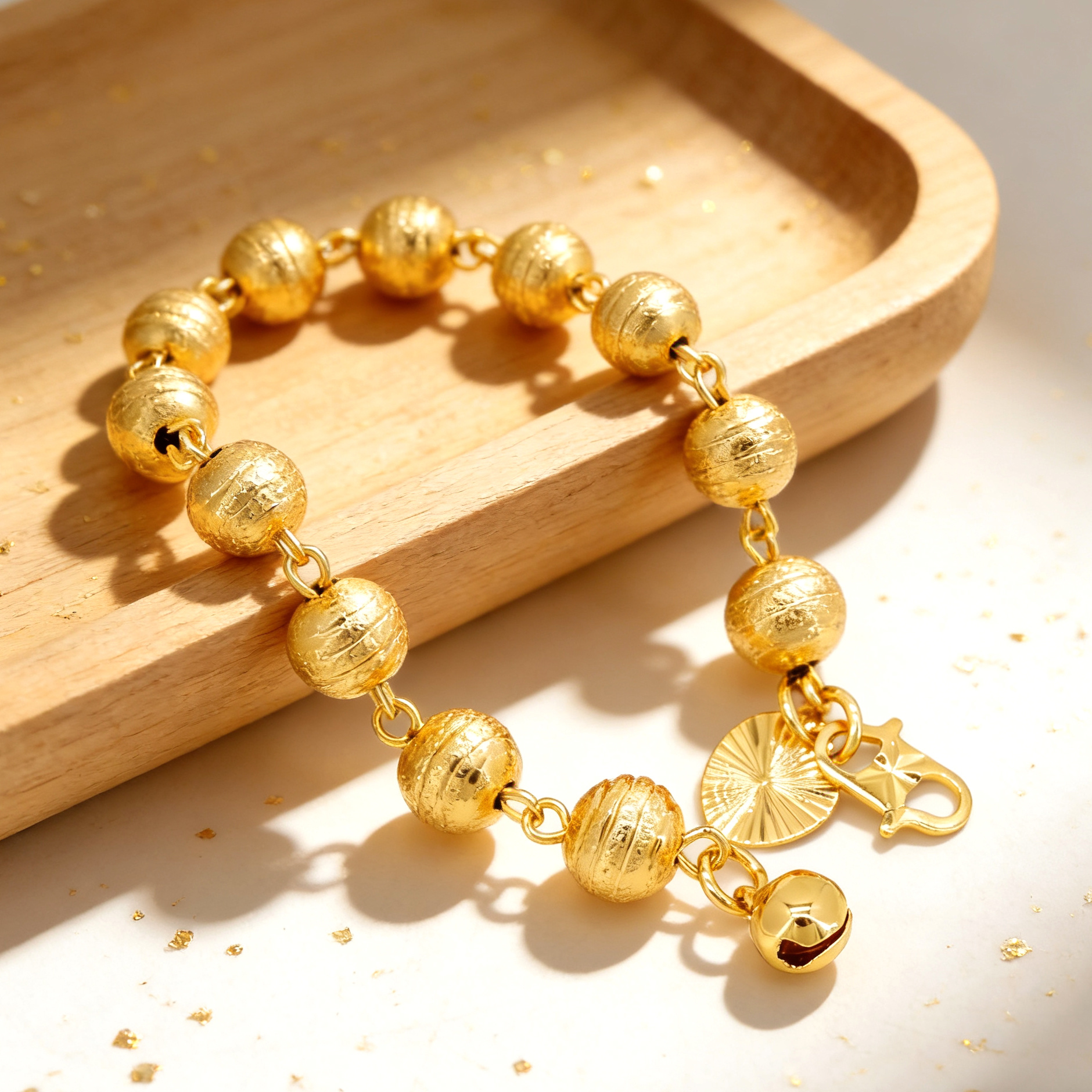 24k Gold-plated Copper Bracelet