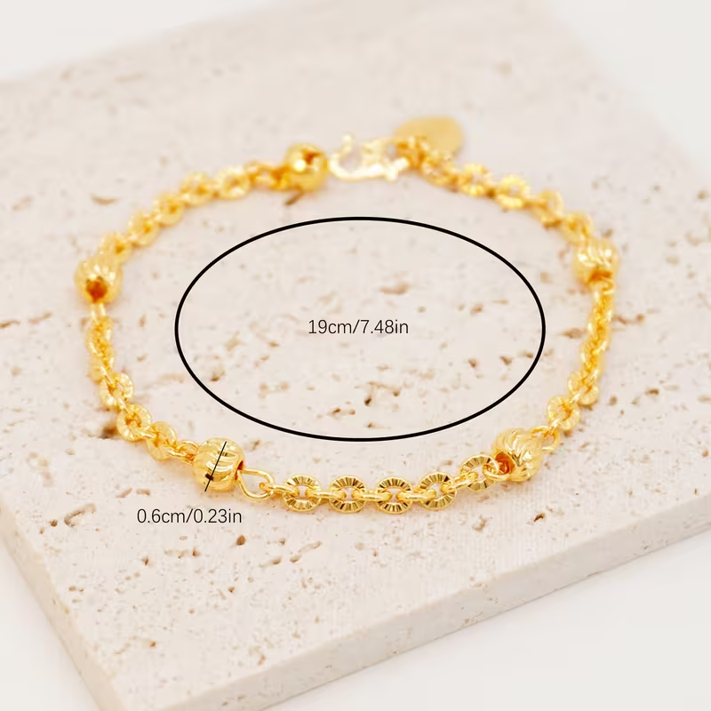 24k Gold-plated Copper Bracelet