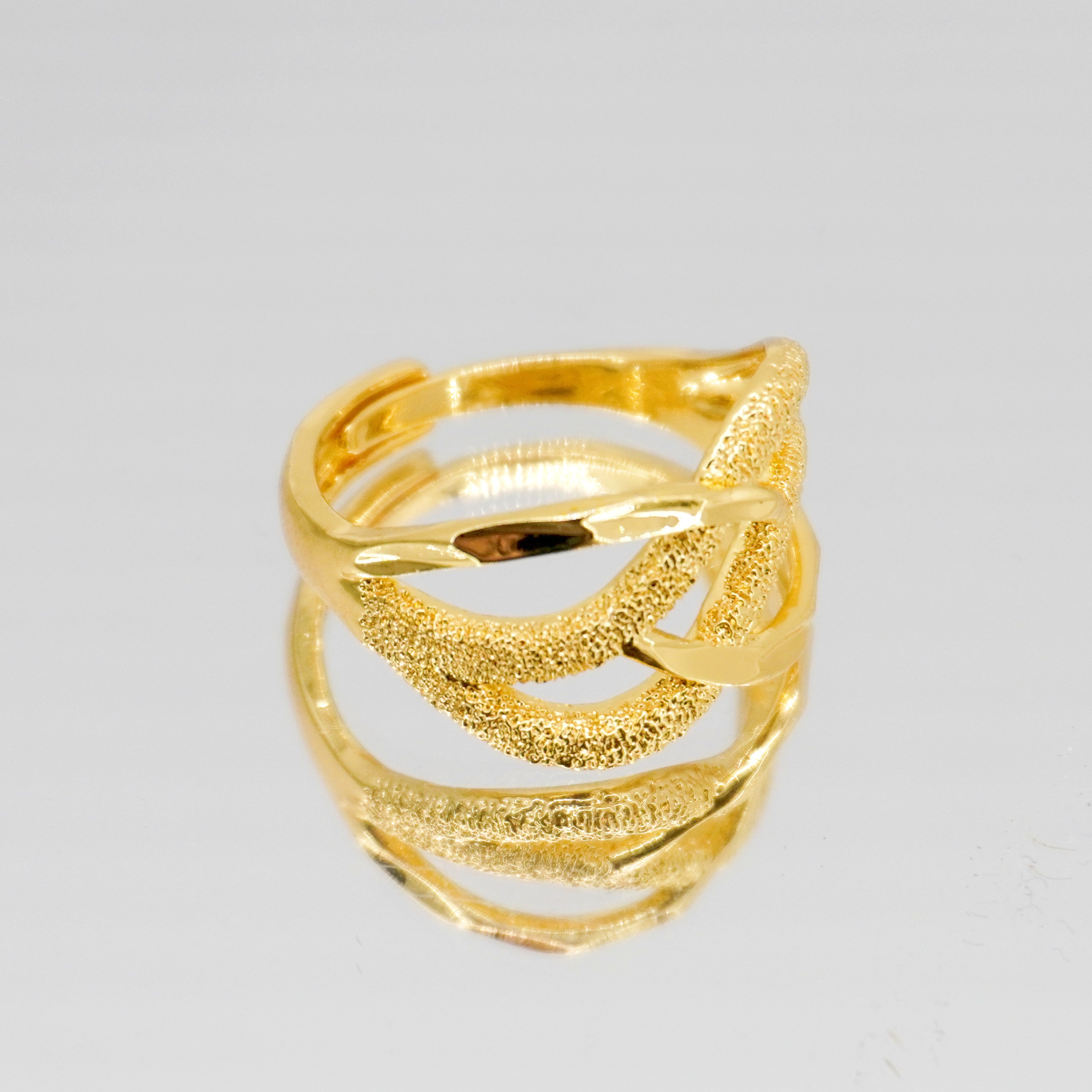24k Color Copper Gold-plated Ring