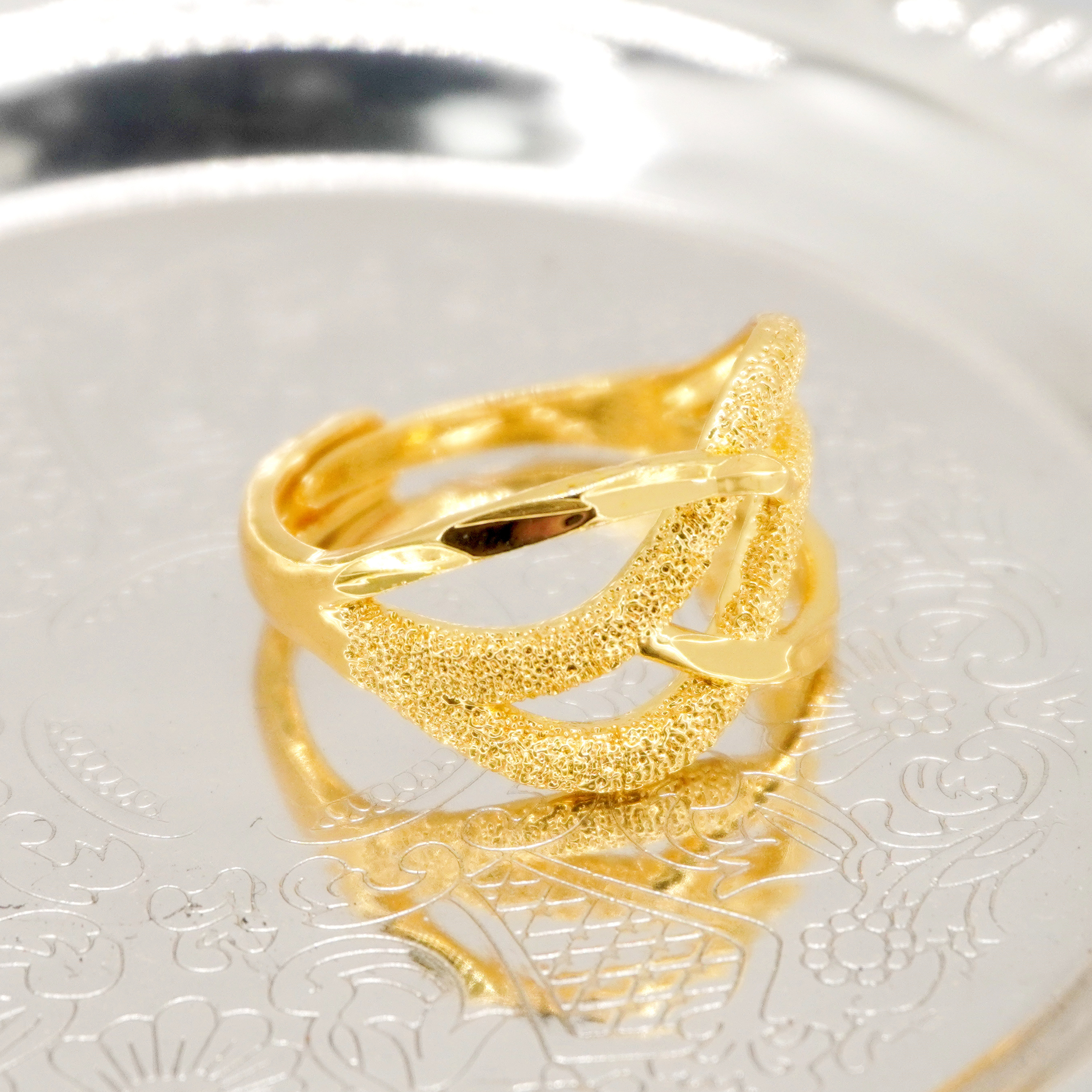 24k Color Copper Gold-plated Ring