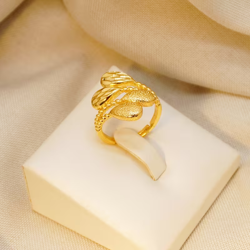 24k Color Copper Gold-plated Ring