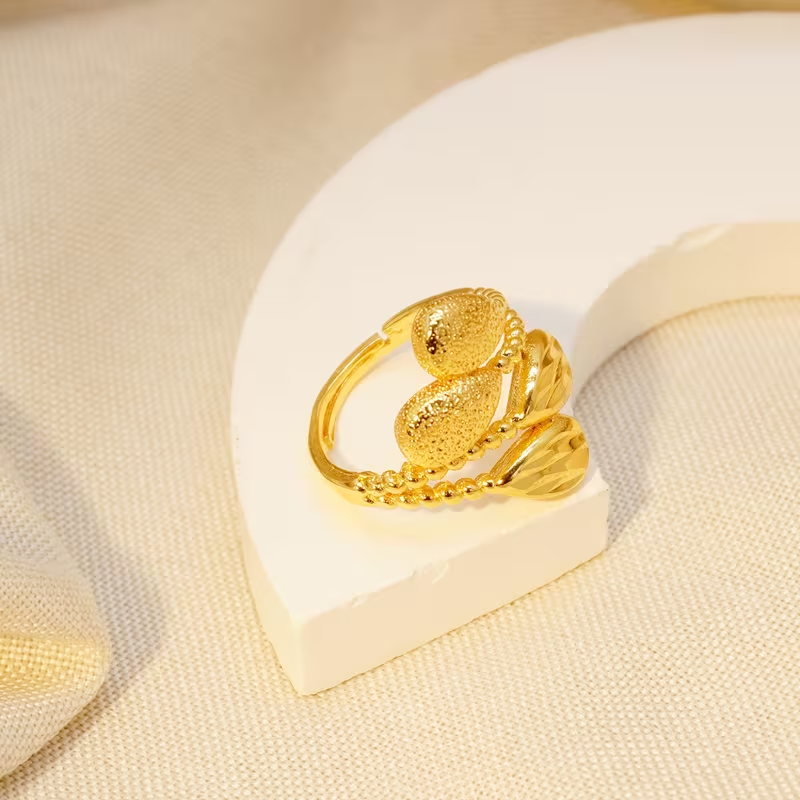 24k Color Copper Gold-plated Ring