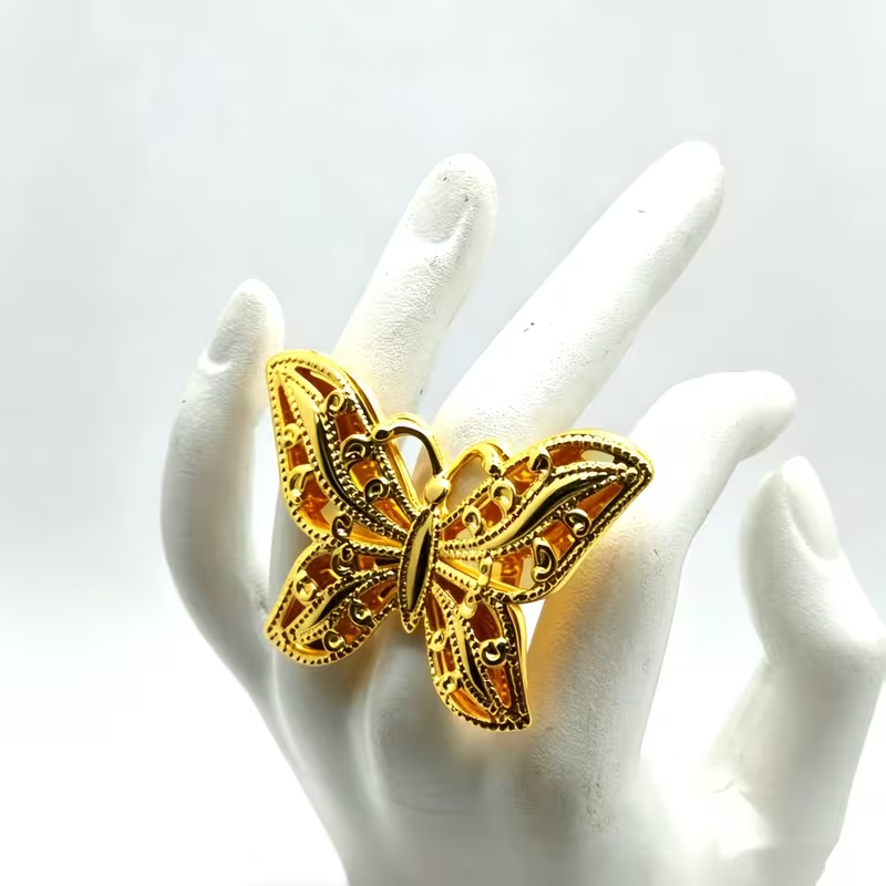 24k Color Iron Gold-plated Ring