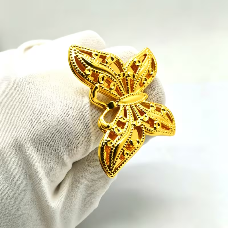 24k Color Iron Gold-plated Ring