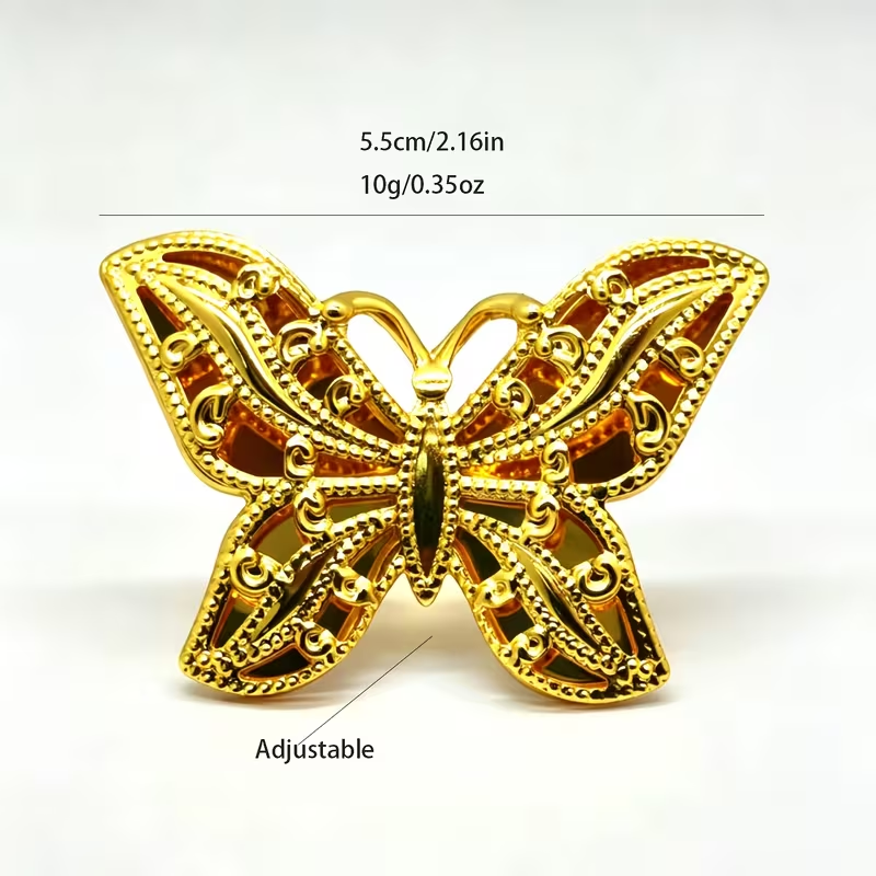 24k Color Iron Gold-plated Ring