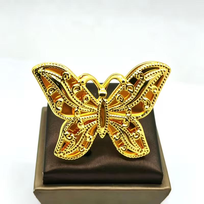 24k Color Iron Gold-plated Ring