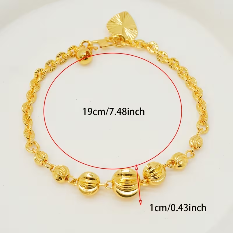 24k Gold-plated Copper Bracelet