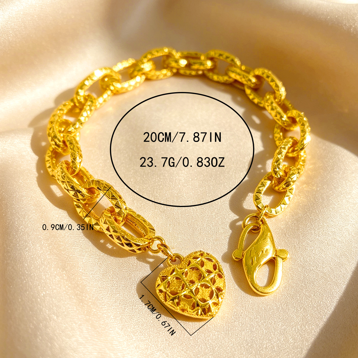 24k Color Alloy Gold-plated Bracelet-6