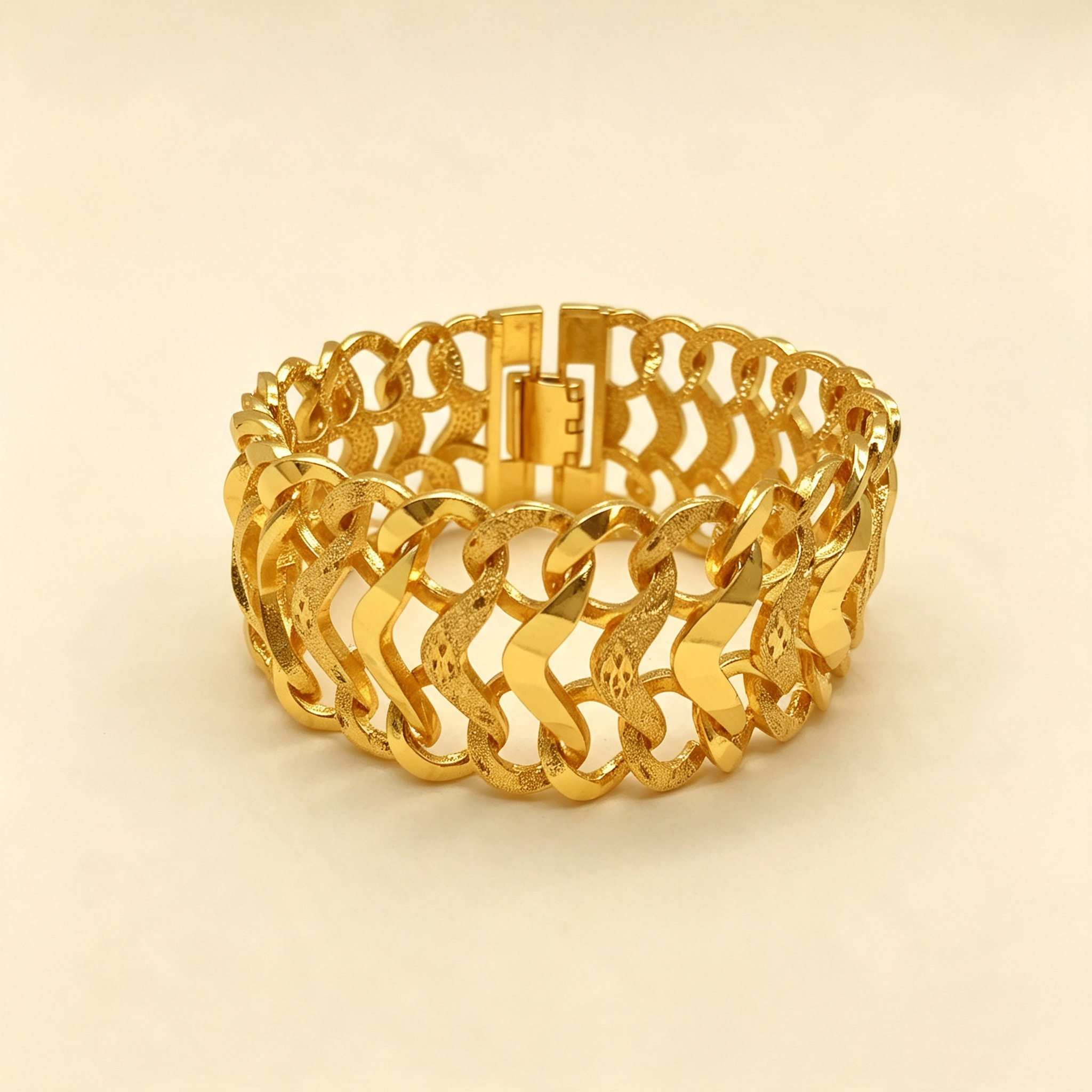 24k Color Gold-plated Copper Bracelet-9-25N