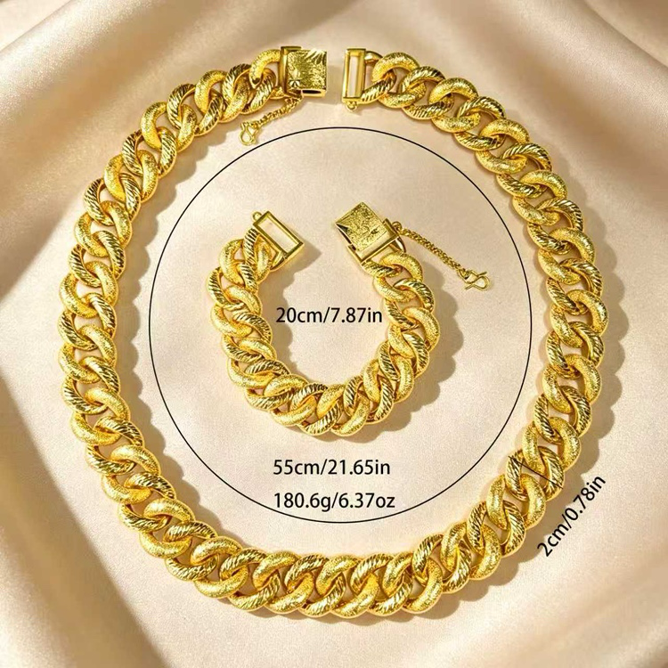 [Copy]24k Color Gold-plated Copper Bracelet-07530hx-12