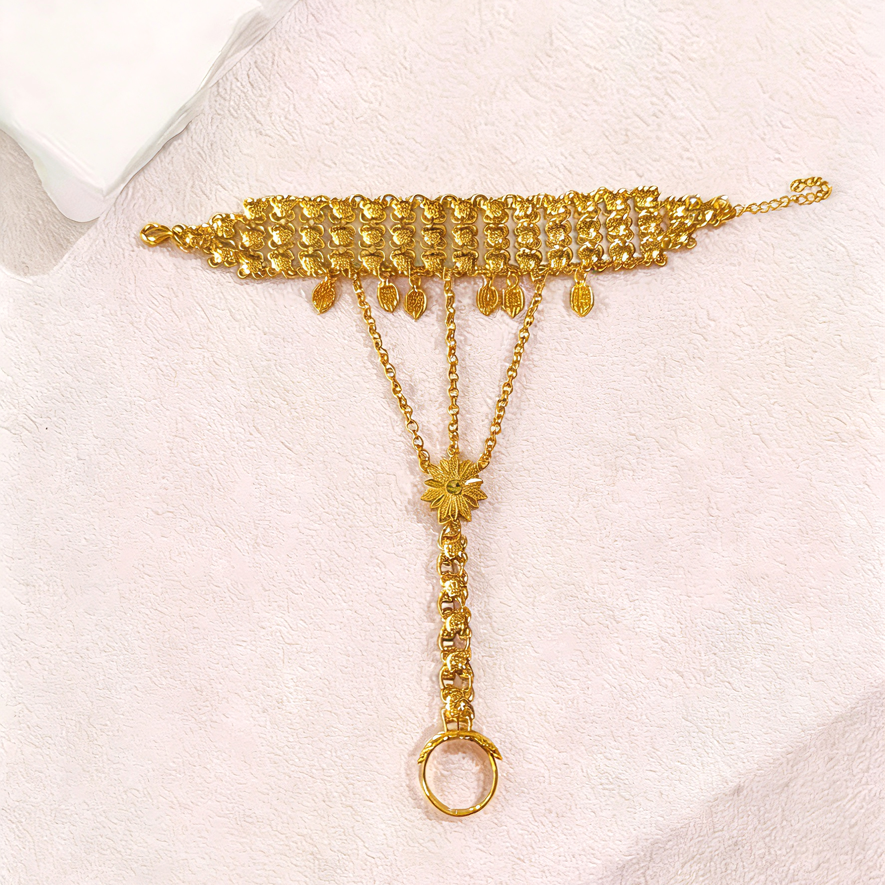 24k Color Copper Gold-plated Wrist Chain