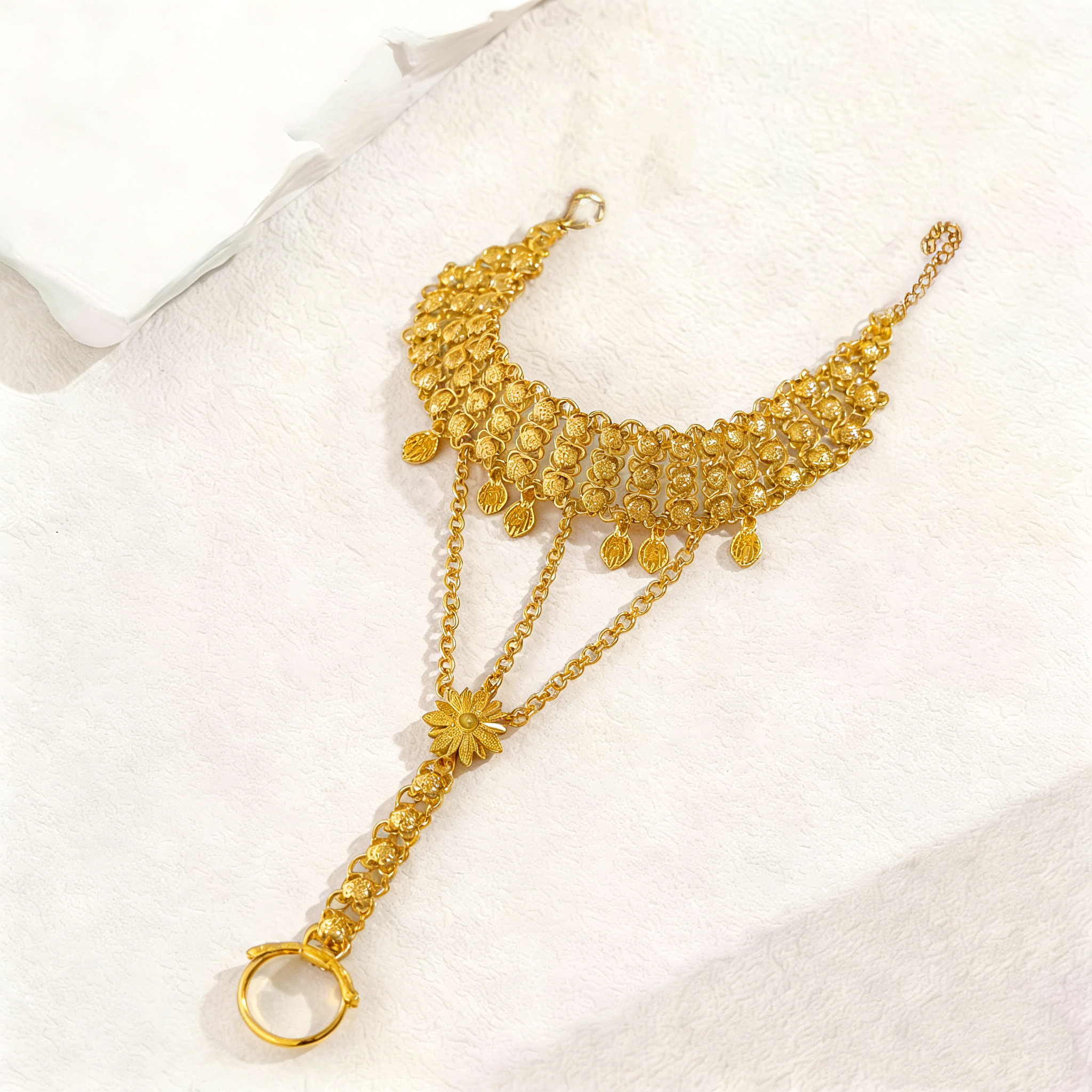 24k Color Copper Gold-plated Wrist Chain