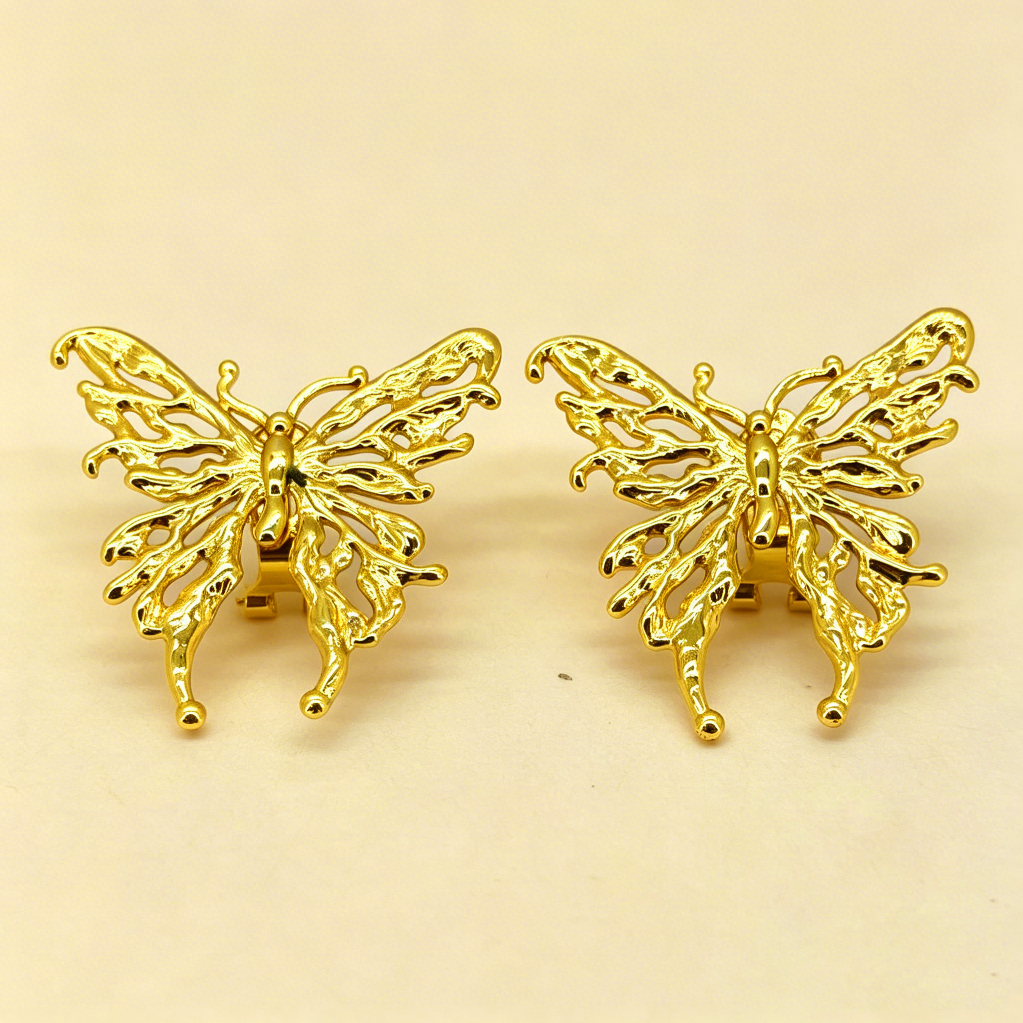 2-Piece Set: Earring  & Necklace, Iron with 24K Gold Plating for Women