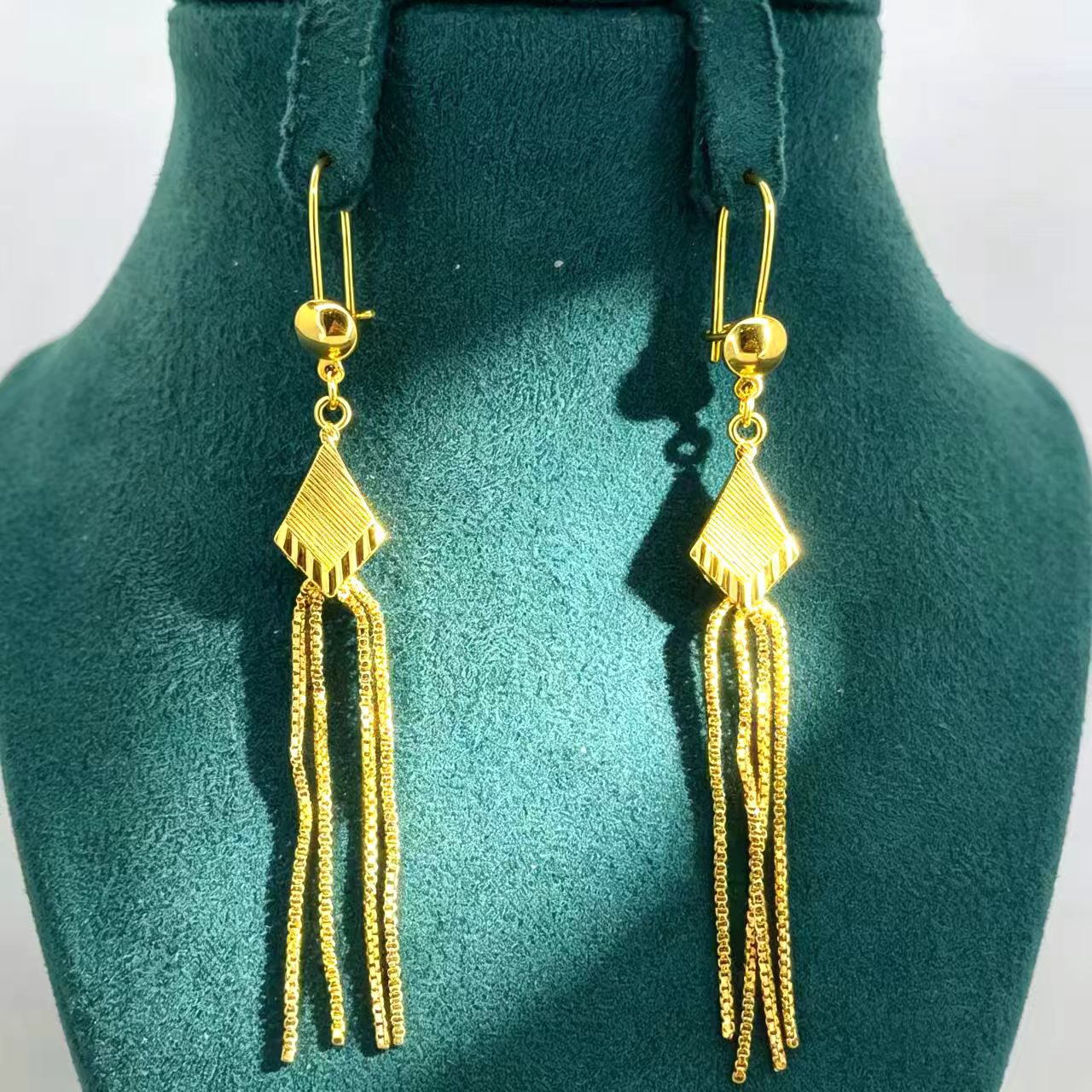 24k Color Copper Gold-plated Earrings-12