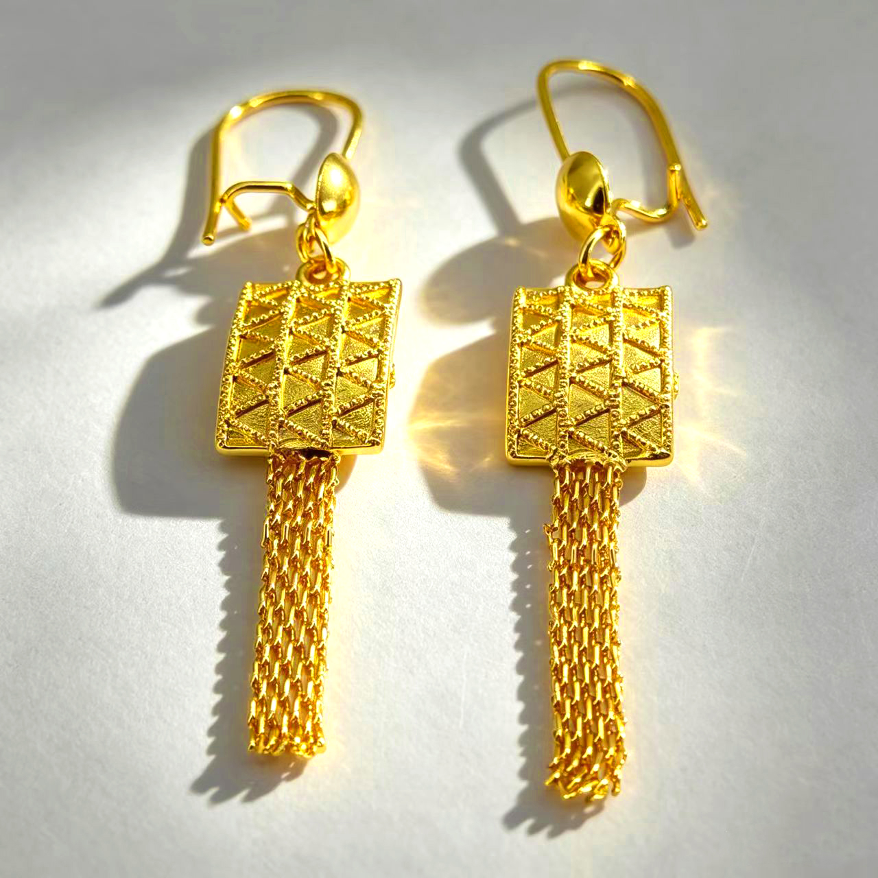 24k Color Copper Gold-plated Earrings-12