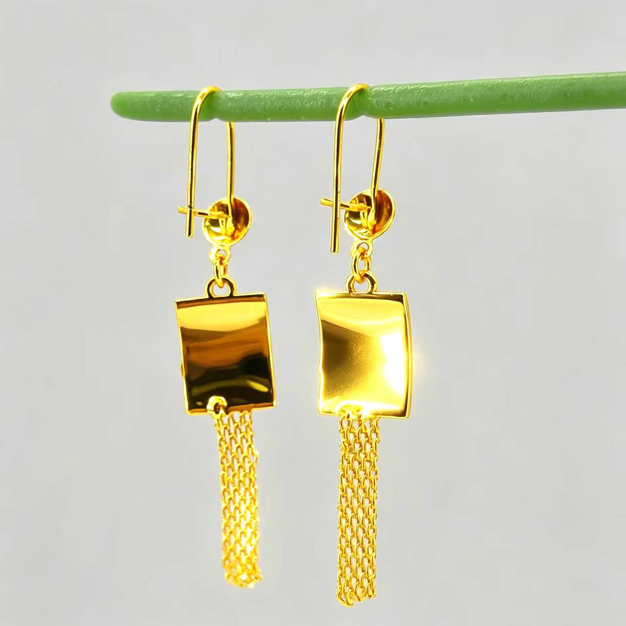 24k Color Copper Gold-plated Earrings-12
