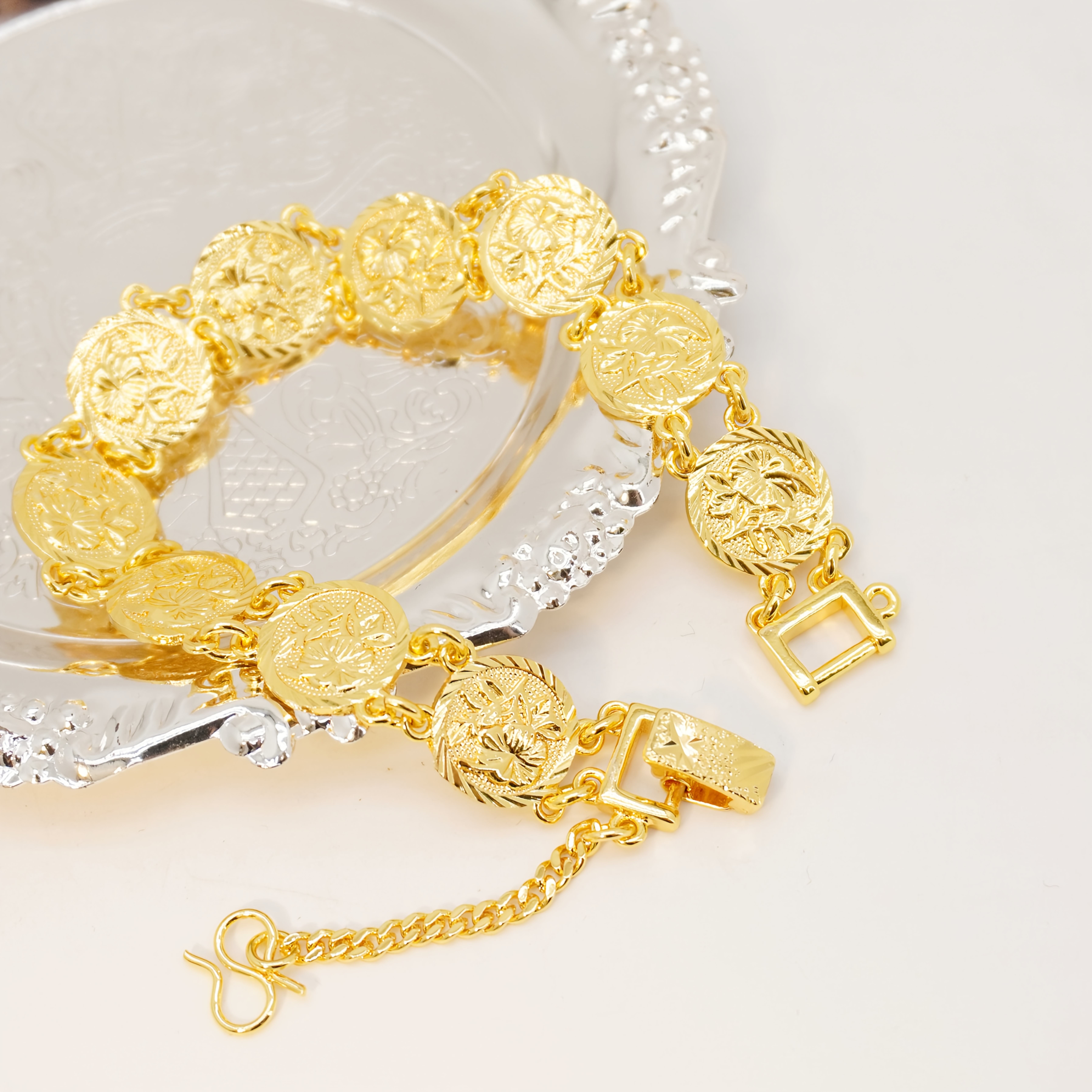 Vietnam Exhibition Daily Ladies Fashion Cross-Border Jewelry Copper Bracelet Wholesale Women'S Fashion Bracelet Bracelet Rose-Grace Jewelry